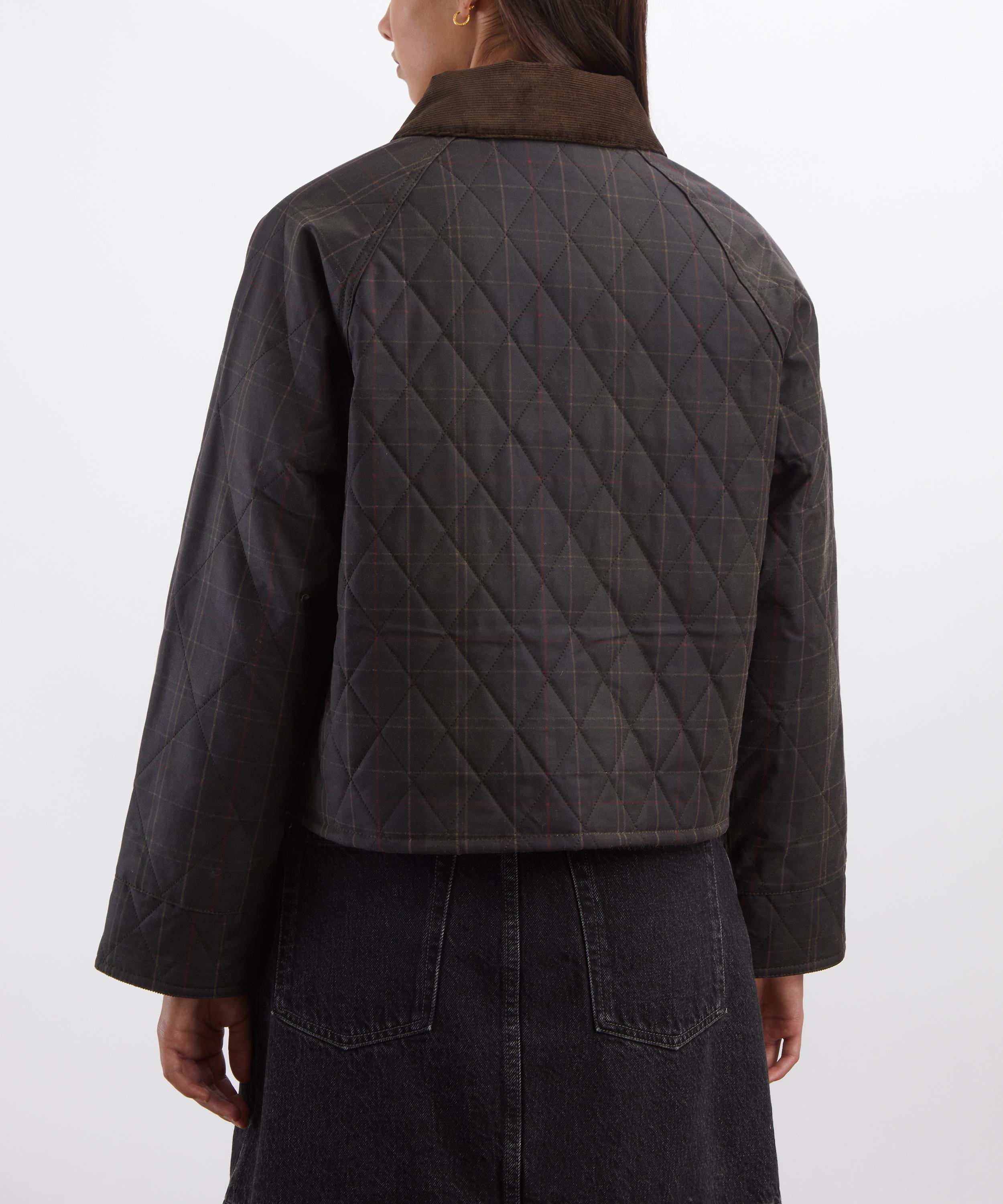 Barbour - Tartan Reimagined Icons Quilted Spey Waxed Jacket image number 3