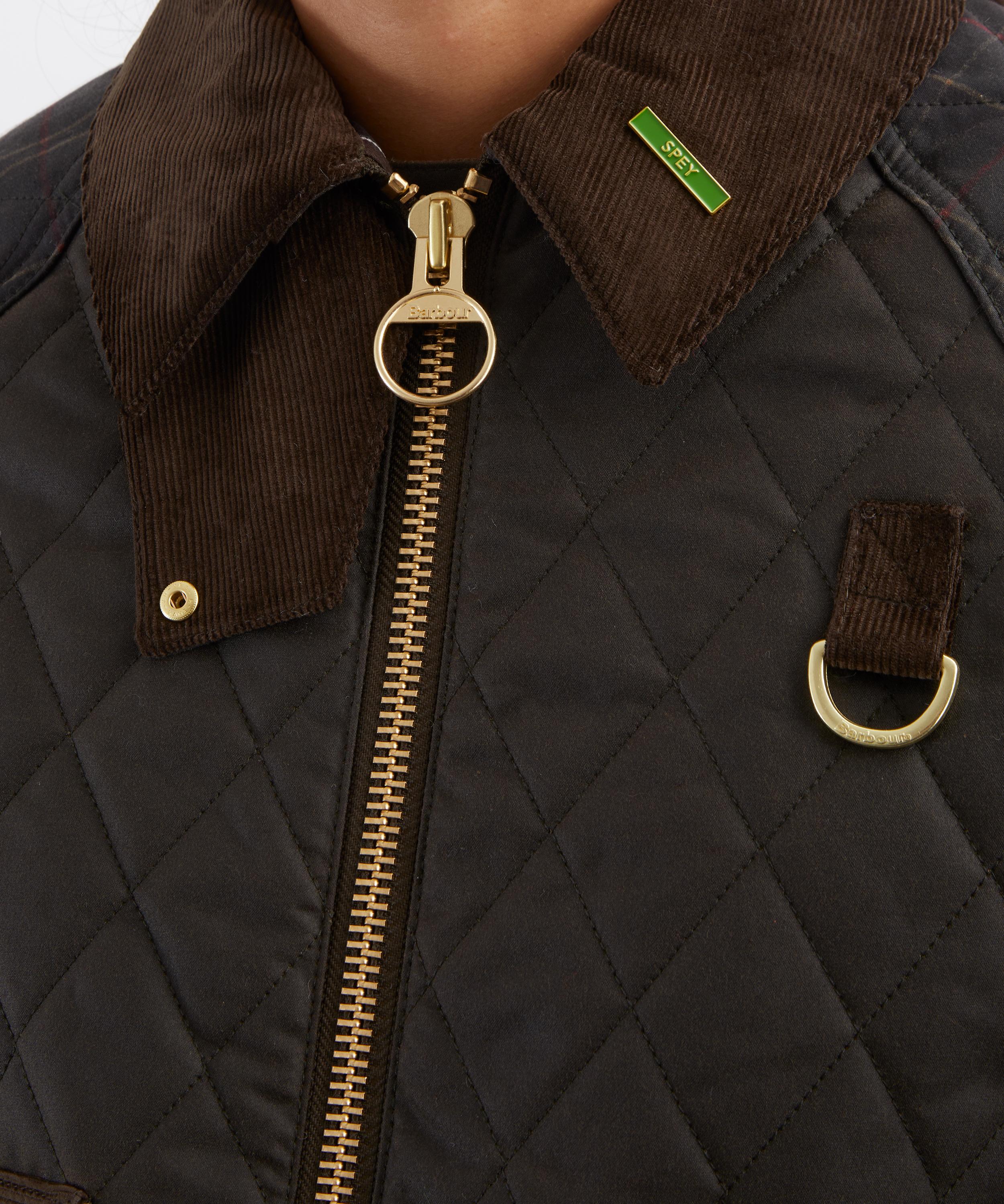 Barbour - Tartan Reimagined Icons Quilted Spey Waxed Jacket image number 4
