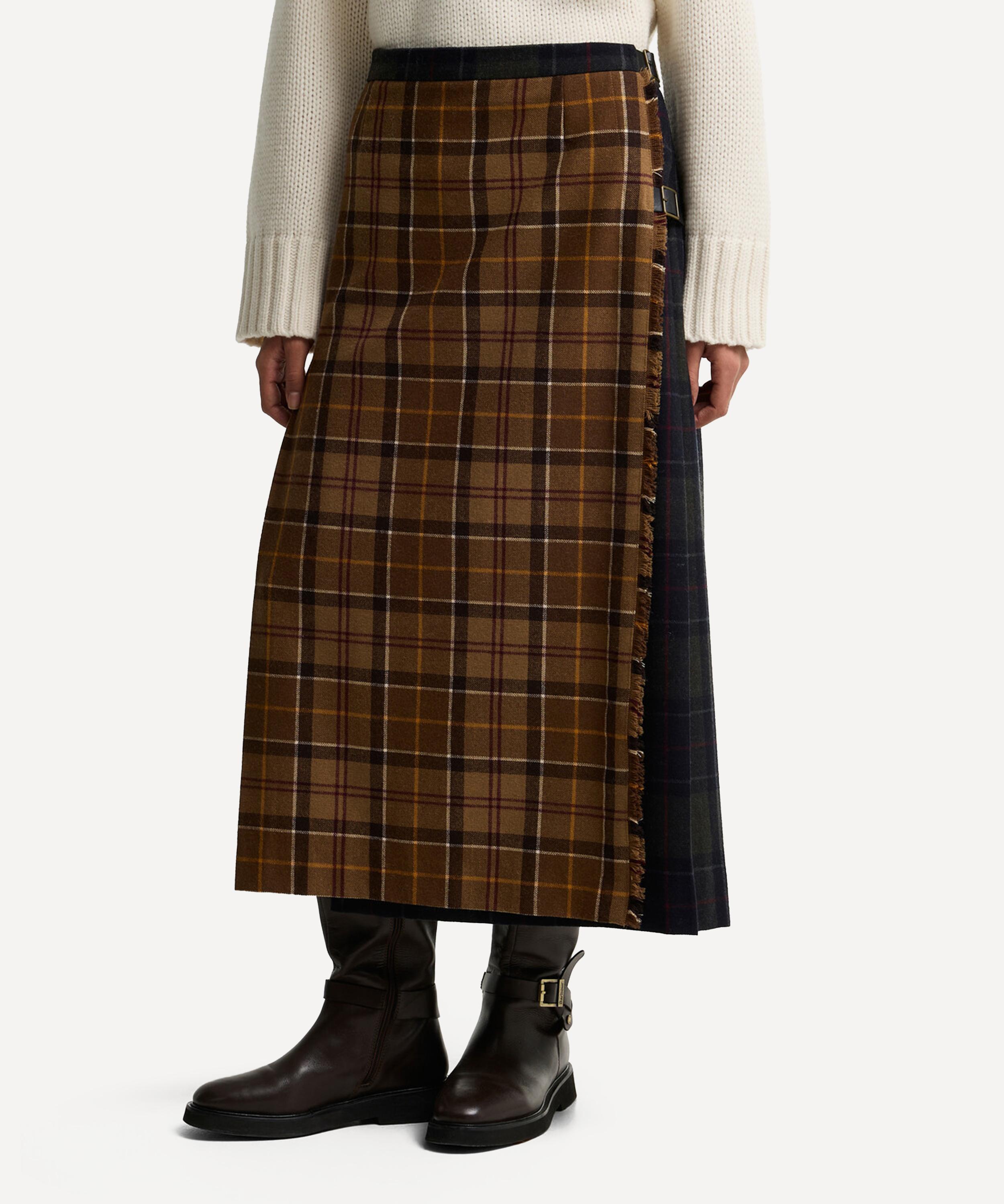 Barbour - Hazelwood Tartan Midi Skirt image number 4