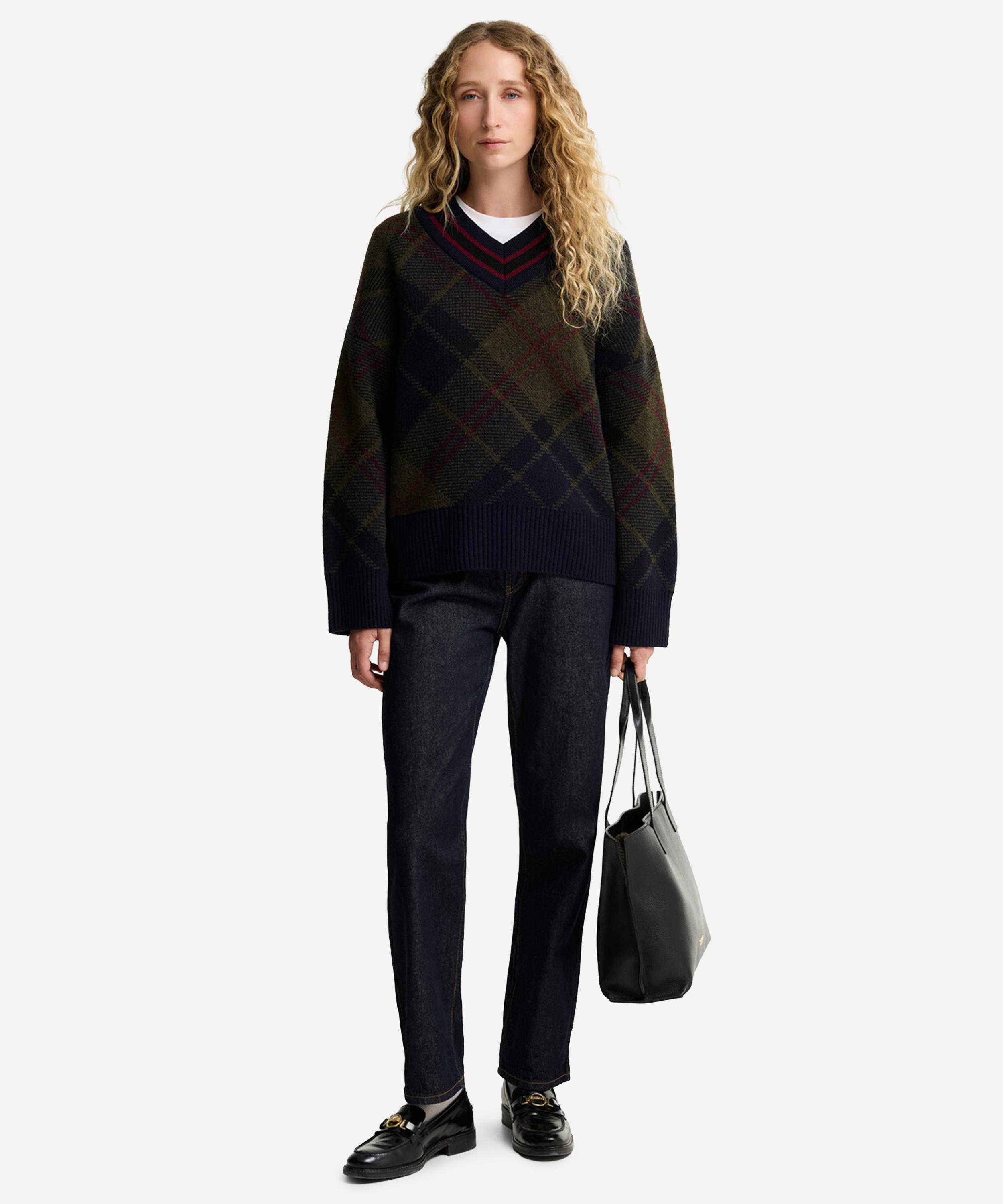 Barbour - Shae Tartan Wool Jumper image number 4
