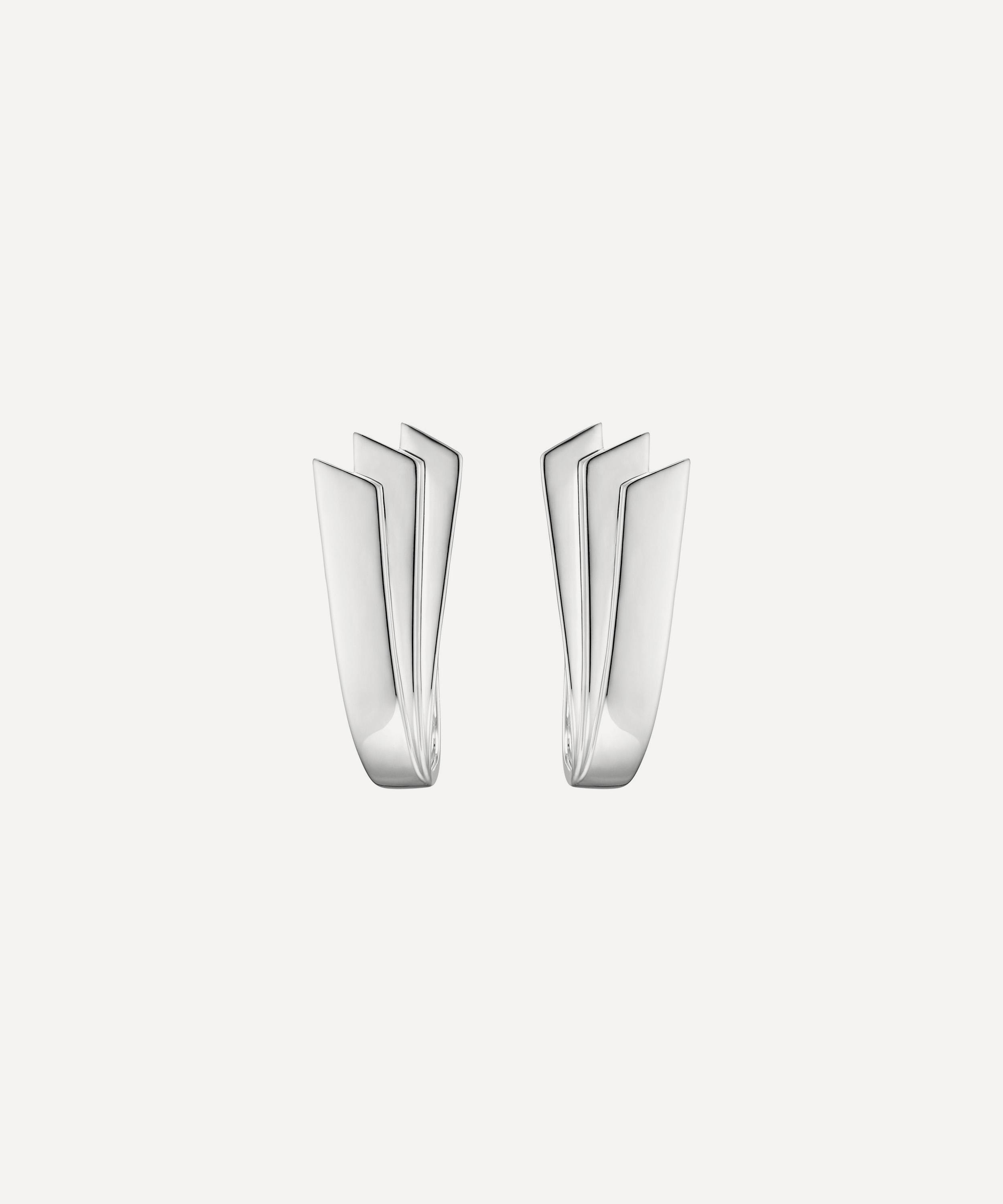 KINRADEN - Sterling Silver Symmetry Stud Earrings image number 0