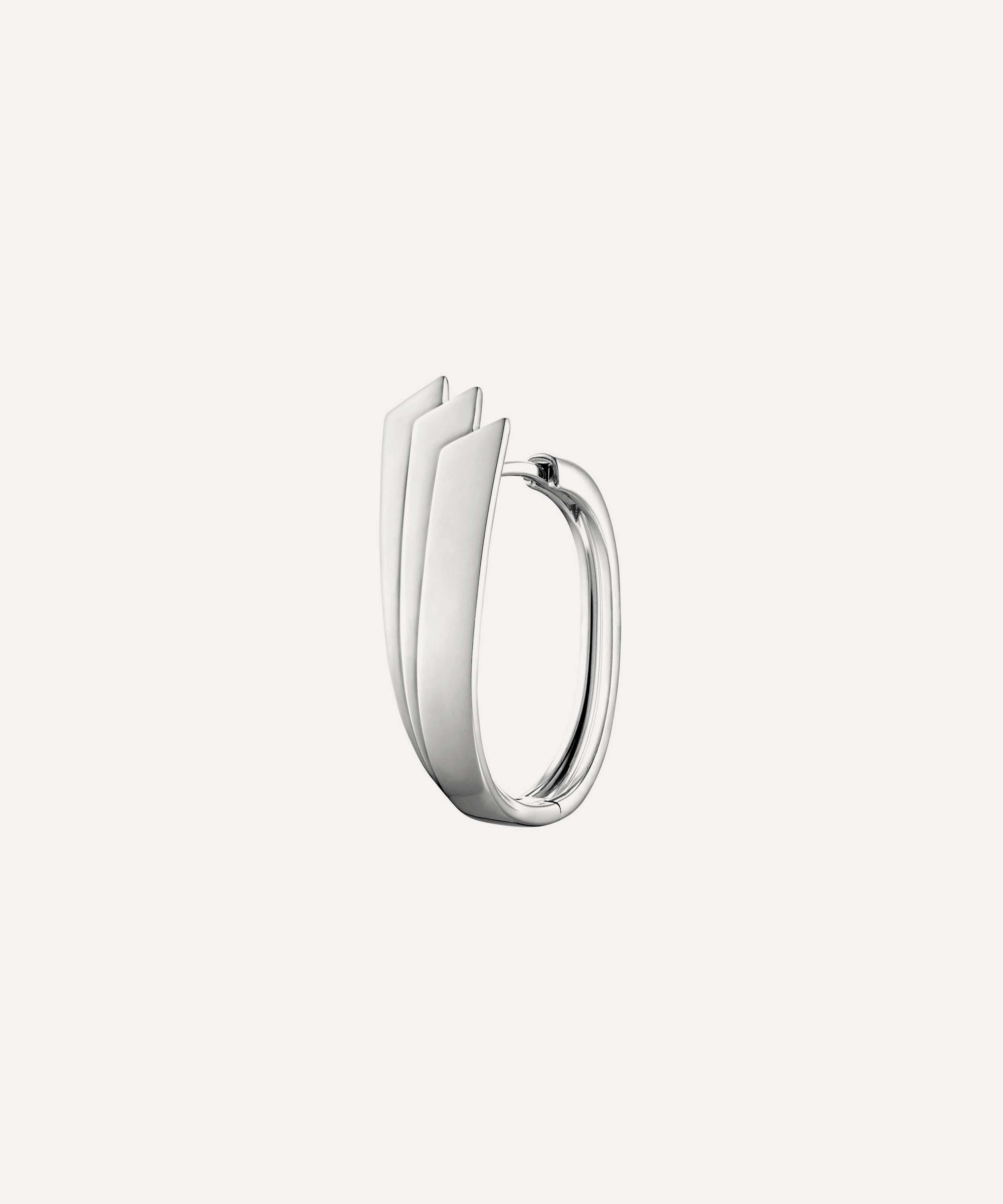 KINRADEN - Sterling Silver Symmetry Stud Earrings image number 2