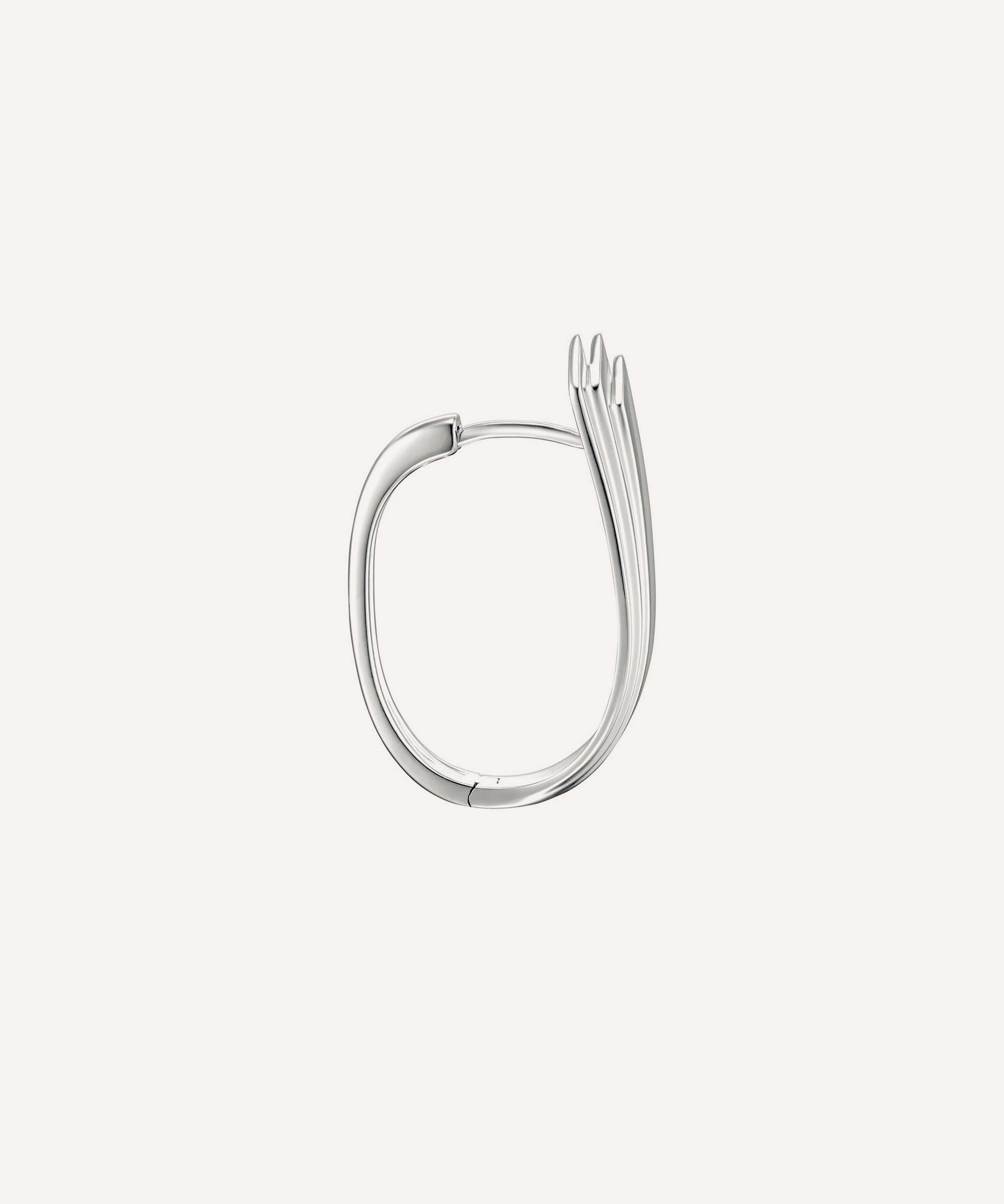 KINRADEN - Sterling Silver Symmetry Stud Earrings image number 3