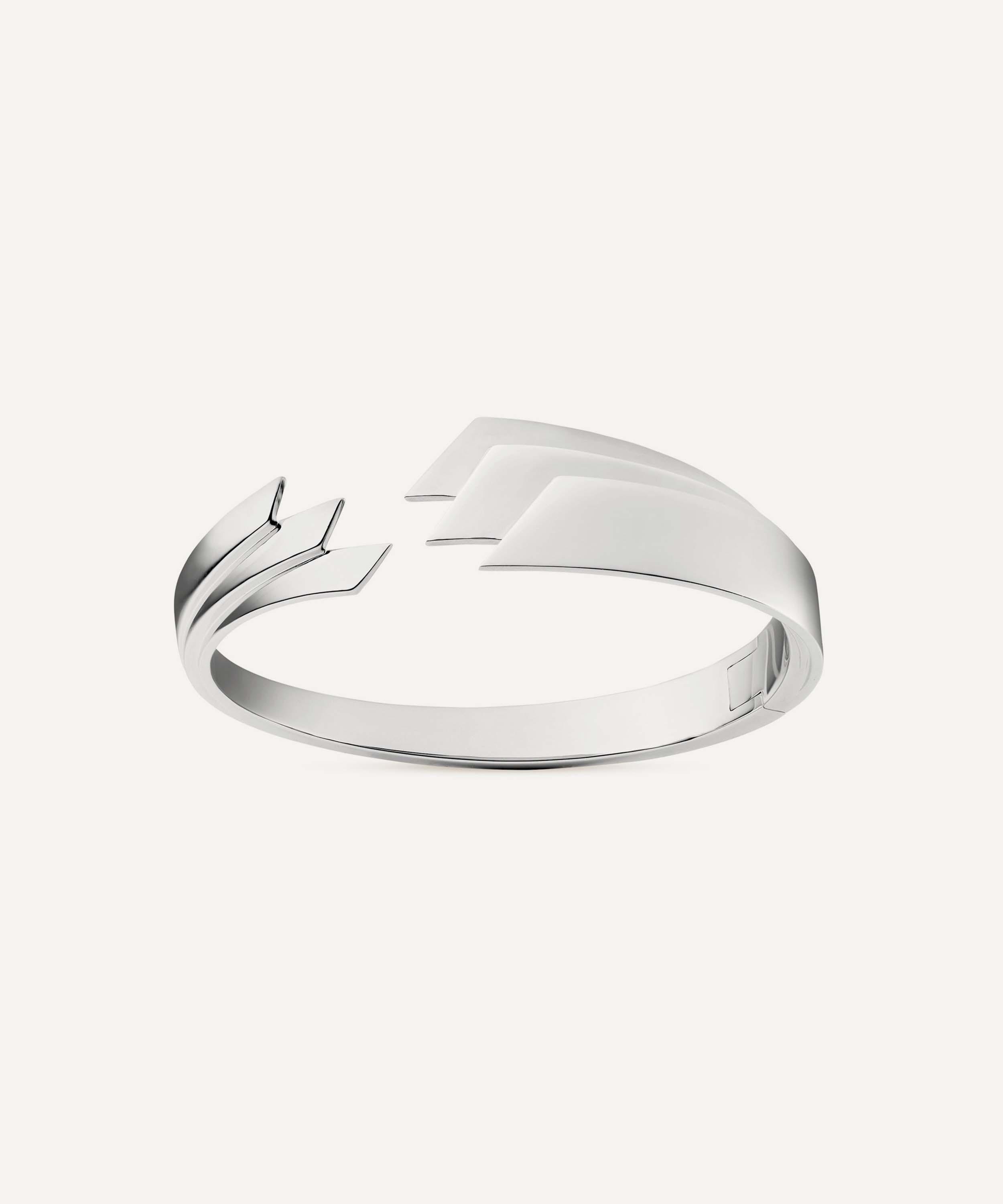 KINRADEN - Sterling Silver Arch Medium Cuff Bracelet image number 0