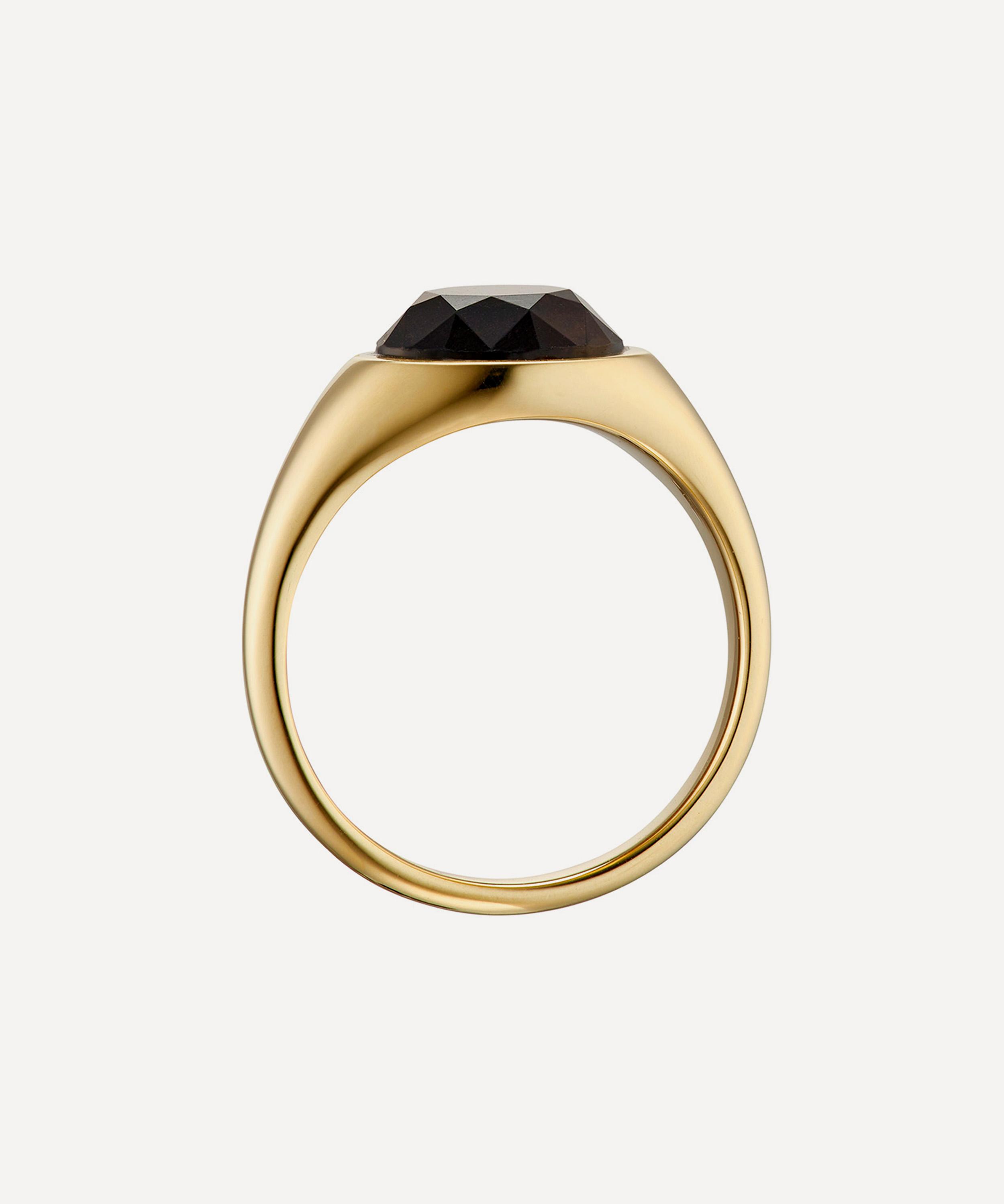 KINRADEN - 18ct Gold Kindred Signet Ring image number 2