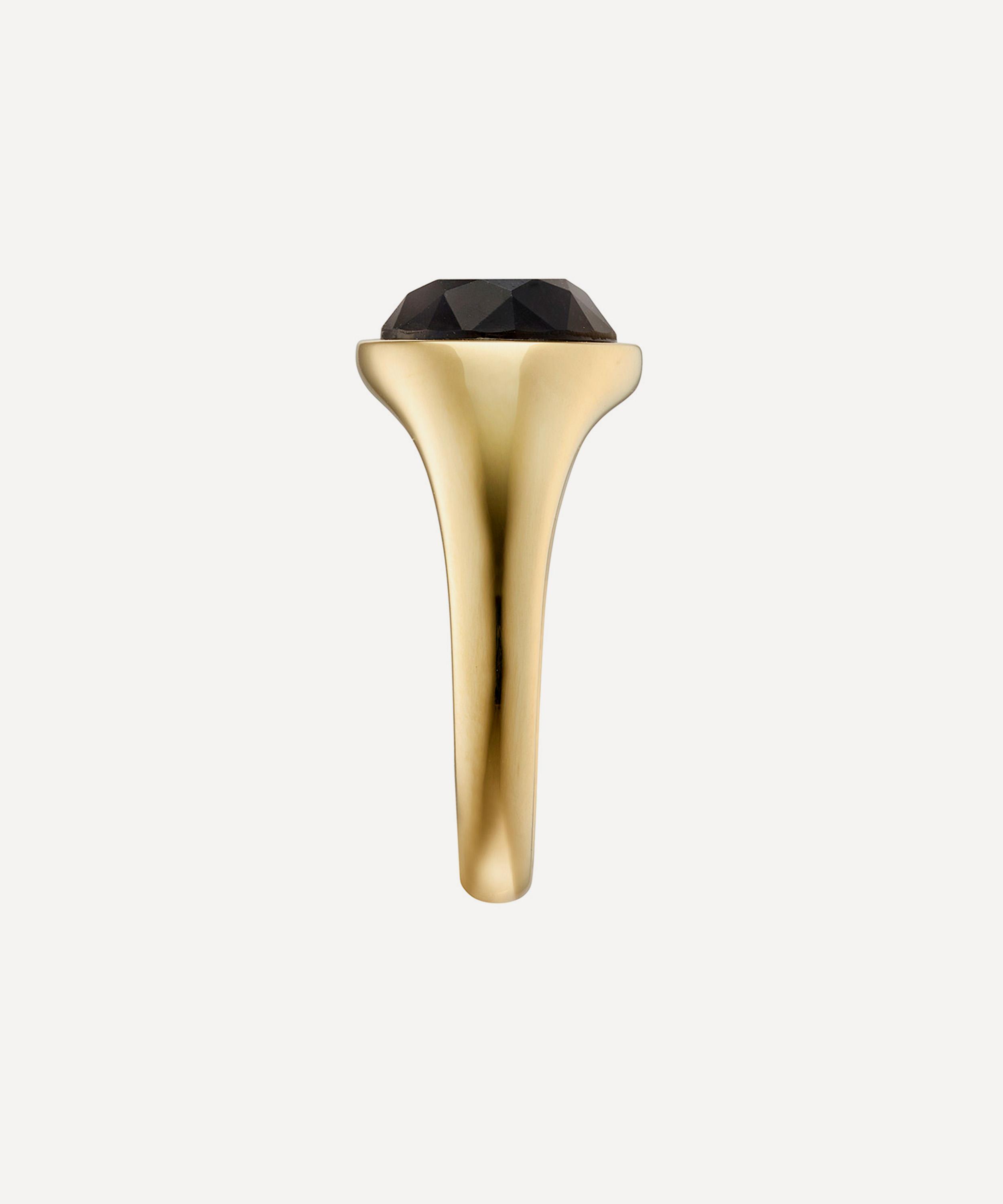 KINRADEN - 18ct Gold Kindred Signet Ring image number 6