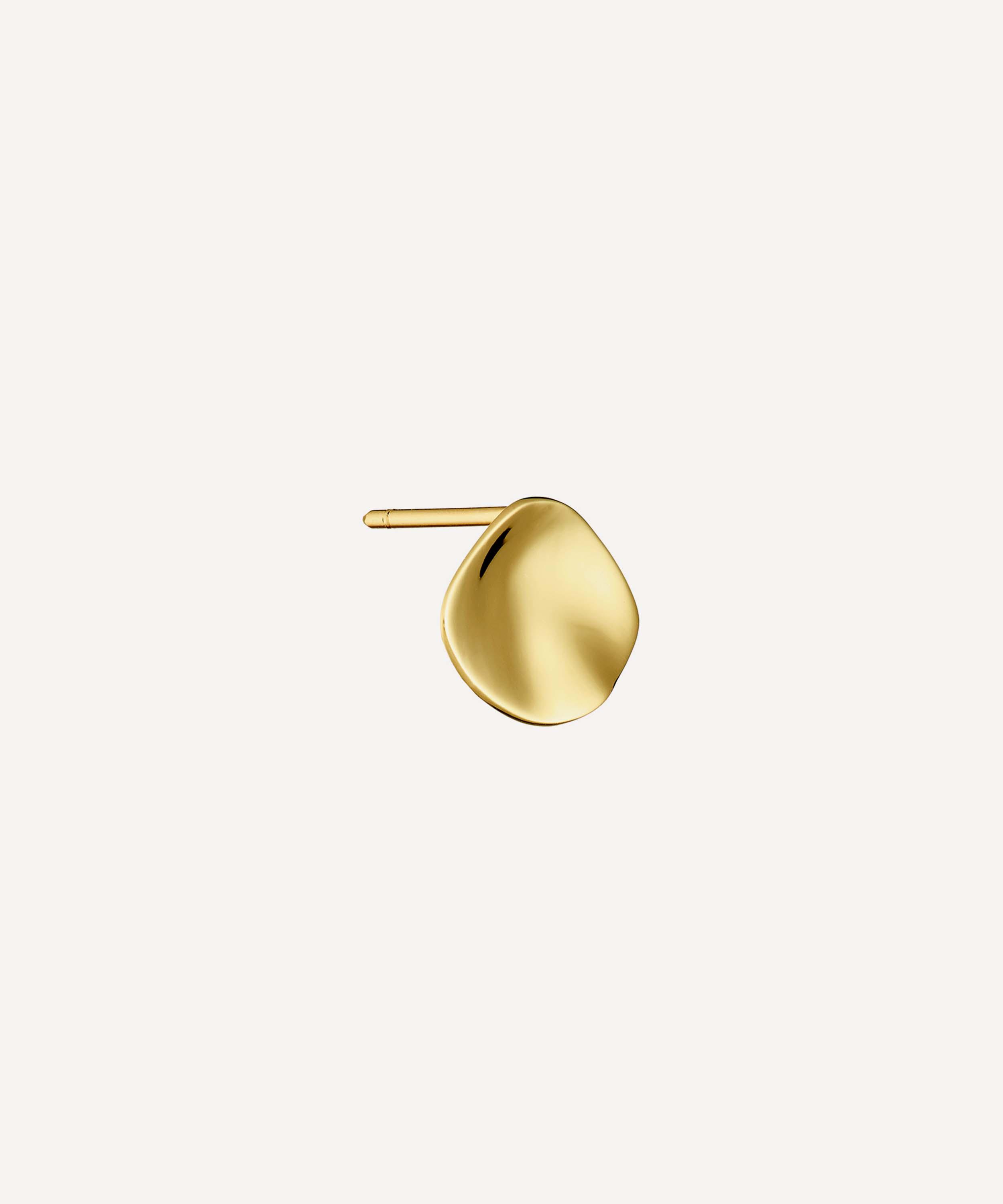KINRADEN - 18ct Gold Lumen Small Stud Earrings image number 4