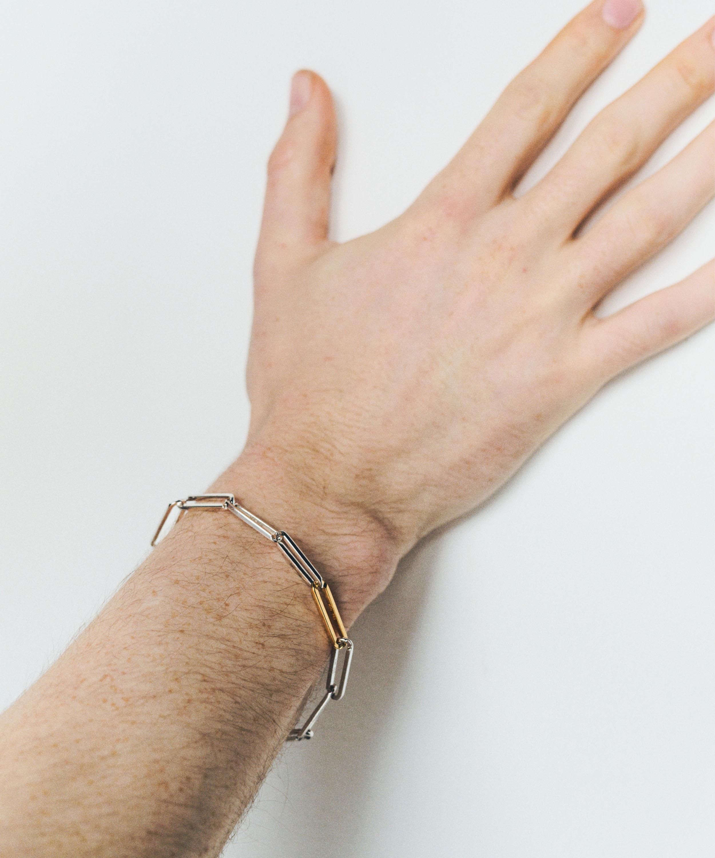 KINRADEN - Mixed Metal Inhaling Him Chain Bracelet image number 2
