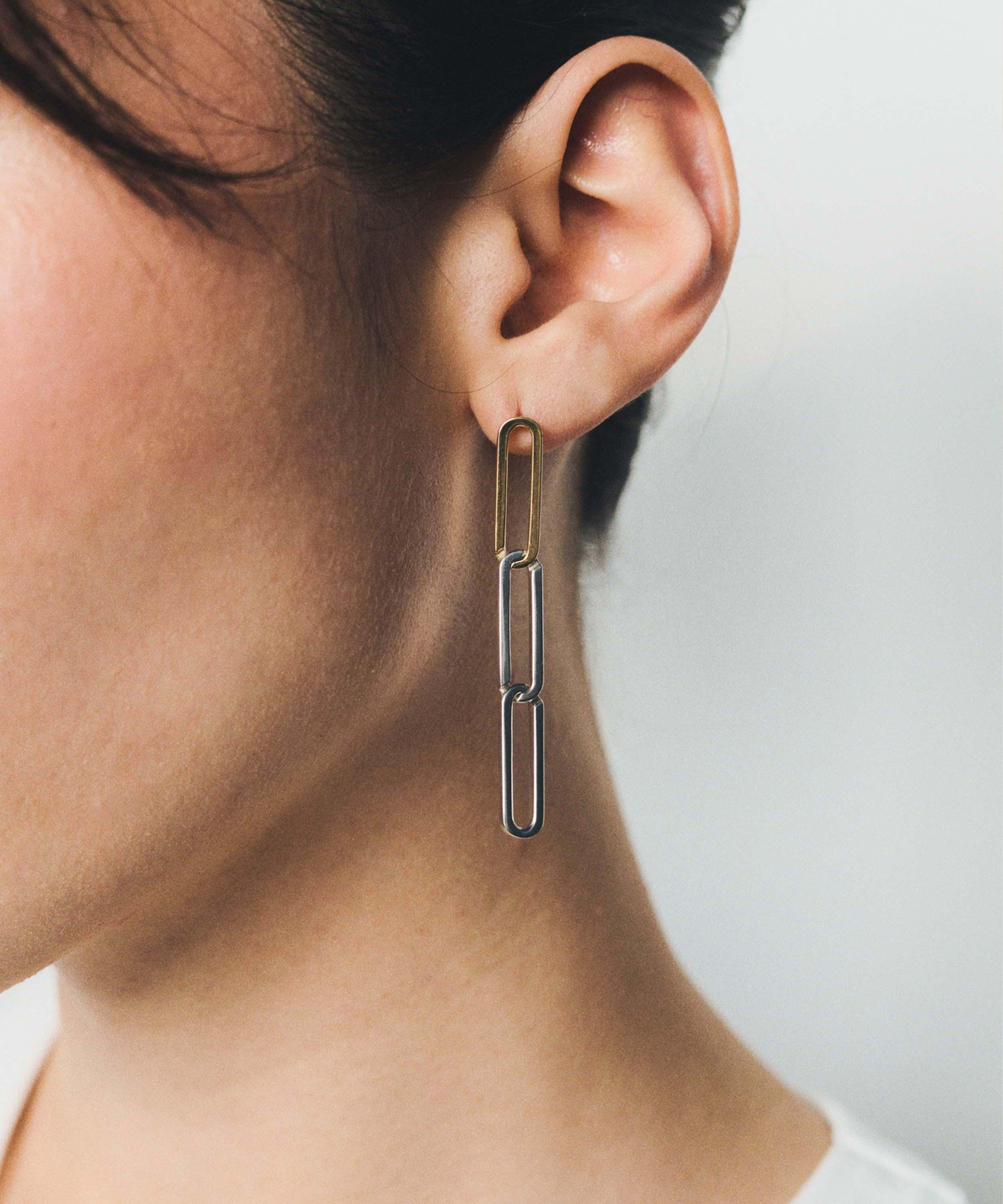 KINRADEN - Mixed Metal The Sigh III Drop Earring image number 1