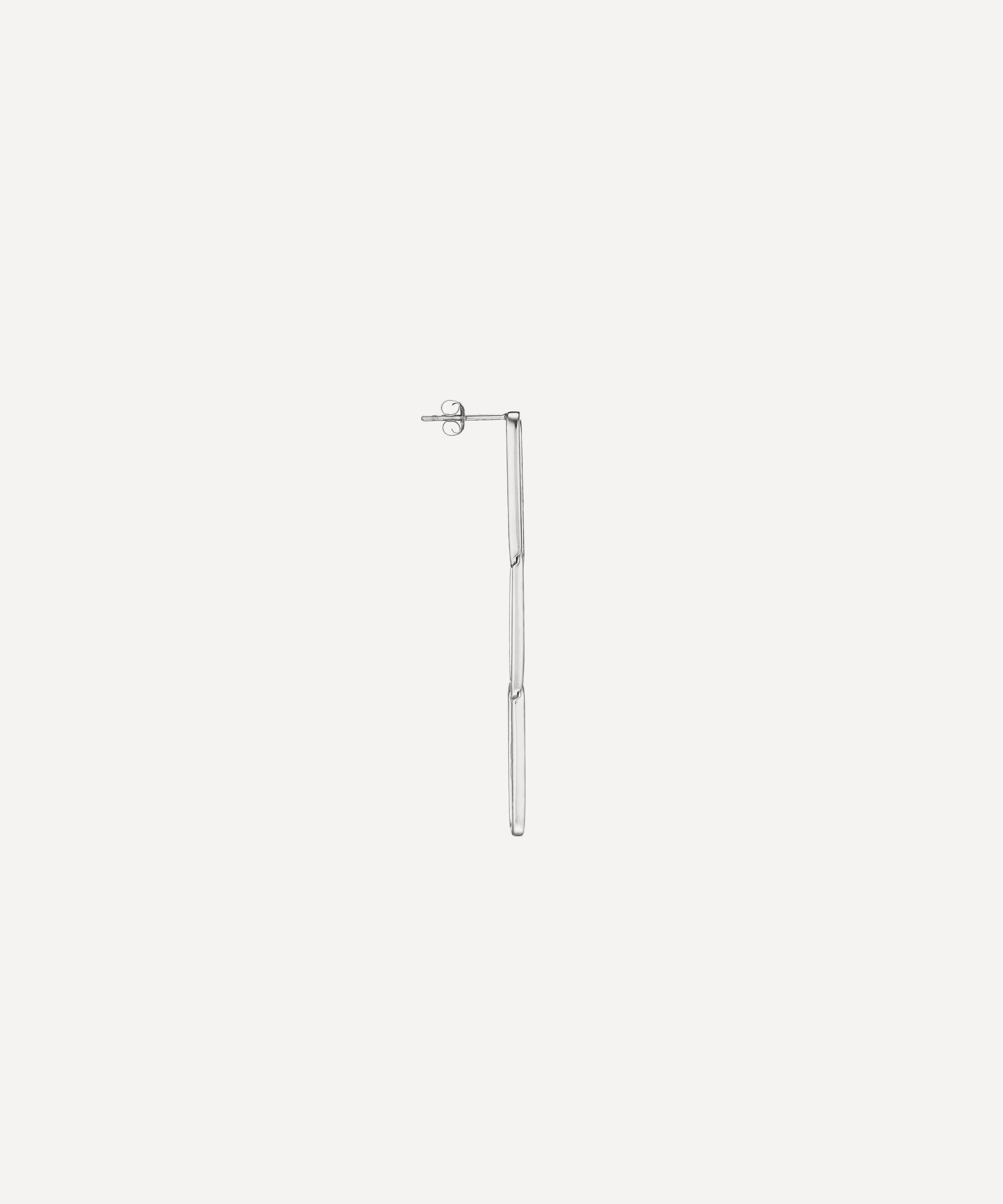 KINRADEN - Sterling Silver The Sigh III Drop Earring image number 2