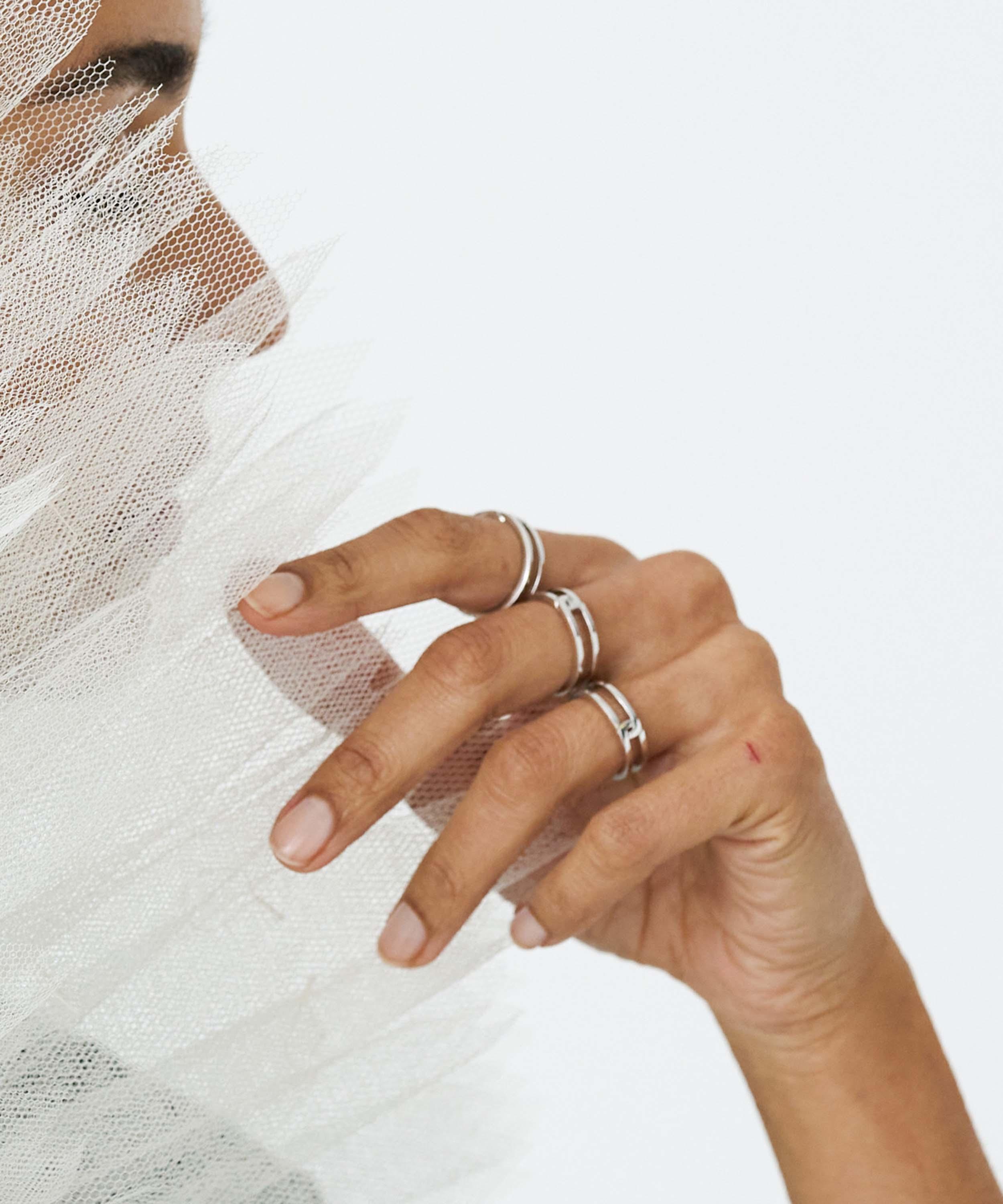 KINRADEN - Sterling Silver Breeze Ring image number 1
