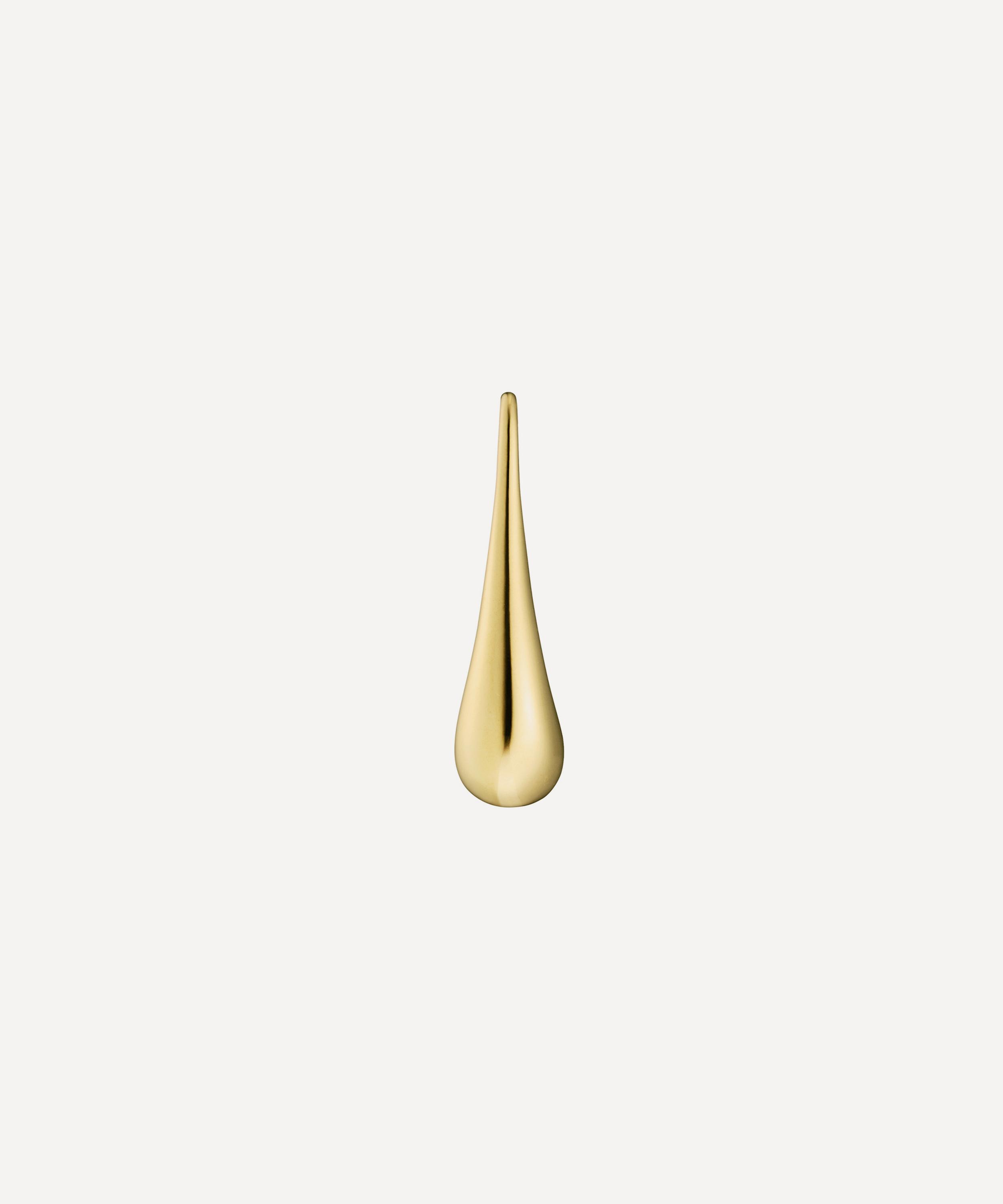 KINRADEN - 18ct Gold Doric Extra Small Drop Earring image number 3