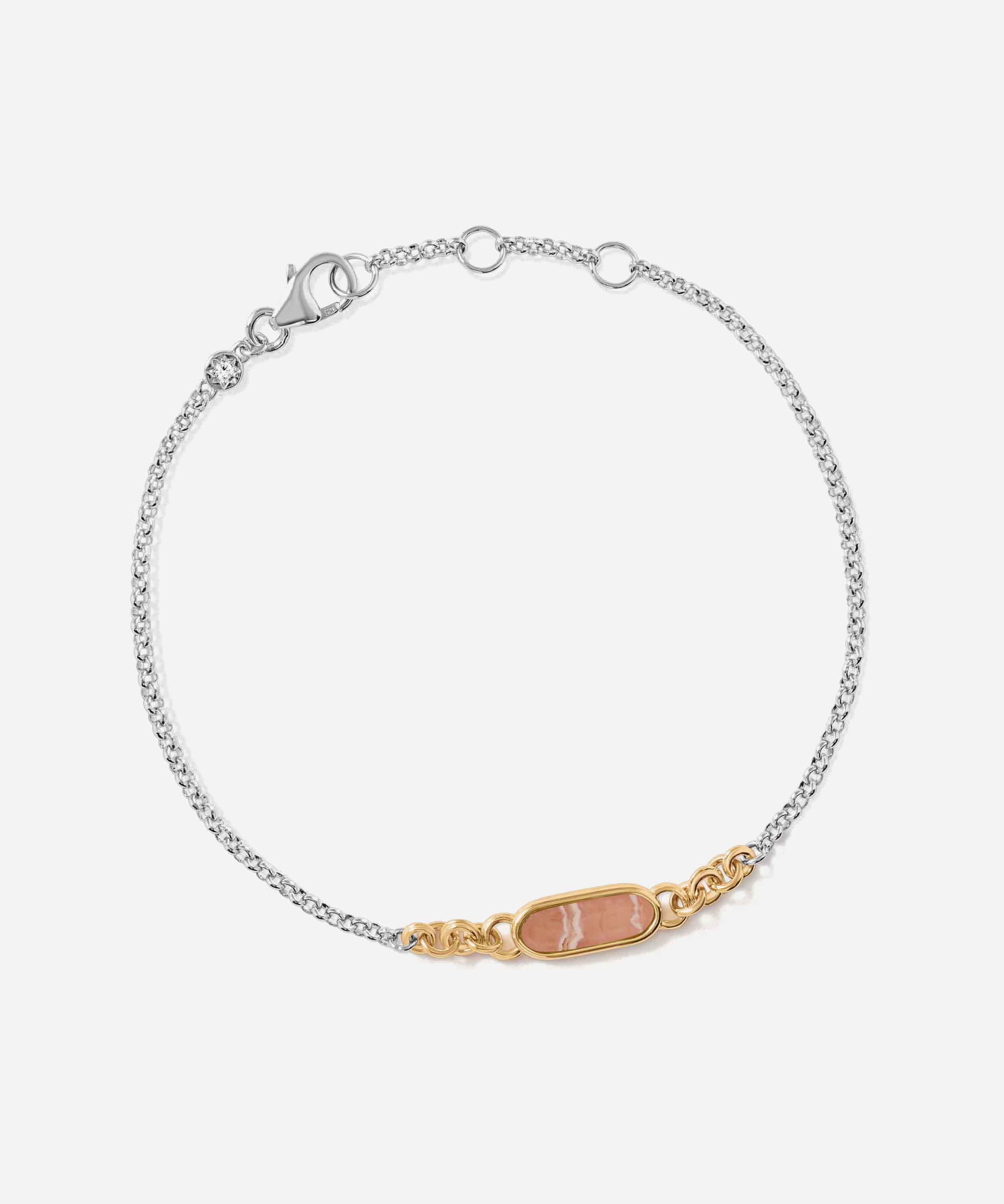 Astley Clarke - 18ct Gold-Plated Bar Bracelet x Laura Jackson image number 0