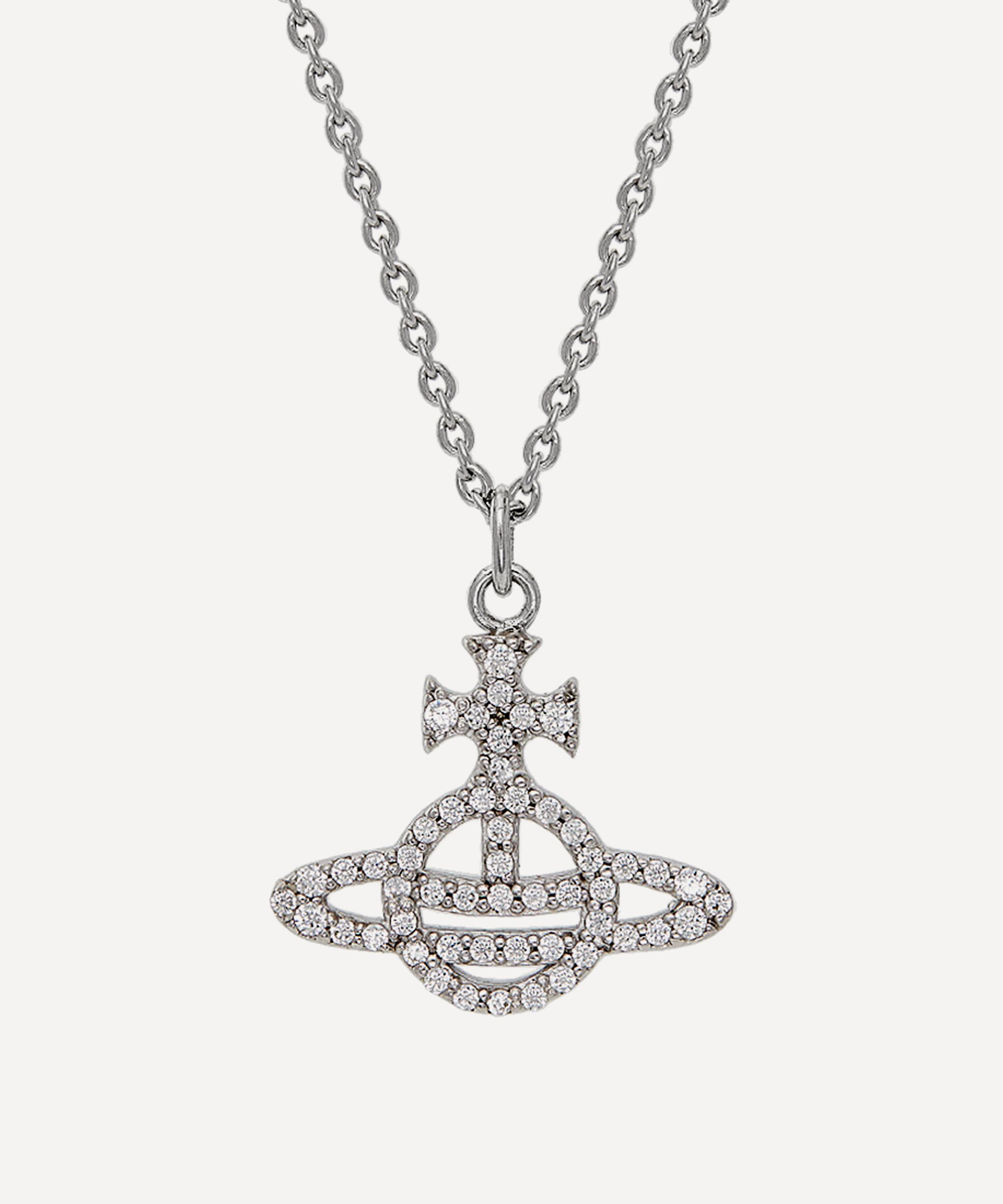Vivienne Westwood - Platinum-Tone Calliope Pendant Necklace image number 0