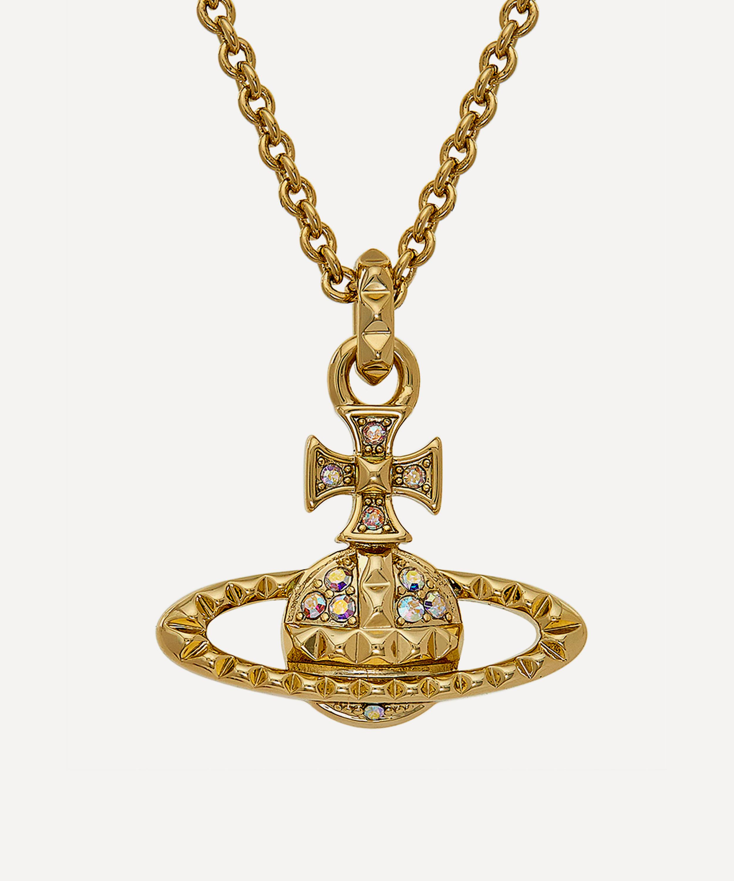 Vivienne Westwood - Gold-Tone Mayfair Bas Relief Pendant Necklace image number 0