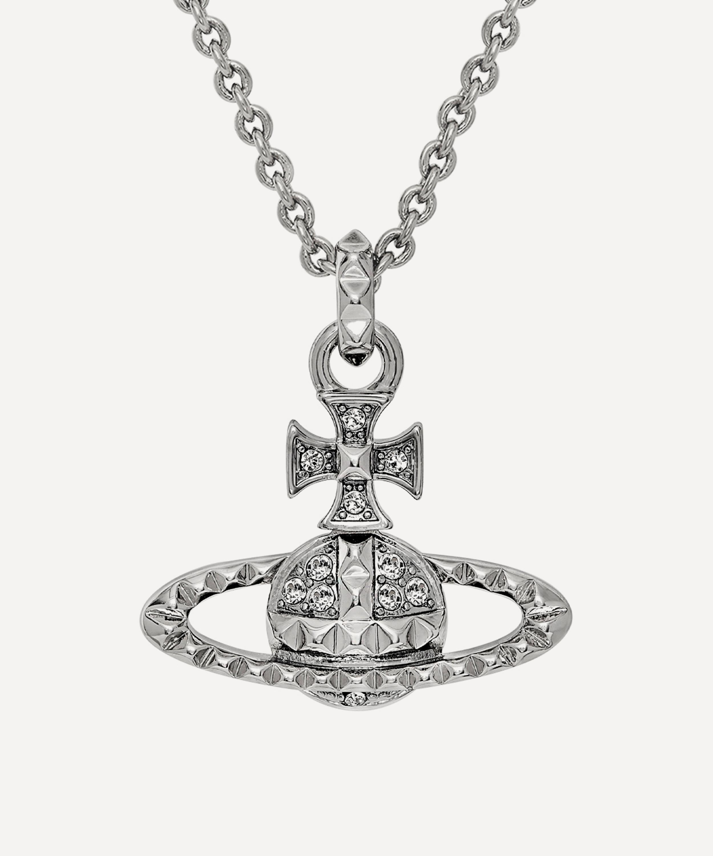 Vivienne Westwood - Silver-Tone Mayfair Bas Relief Pendant Necklace image number 0