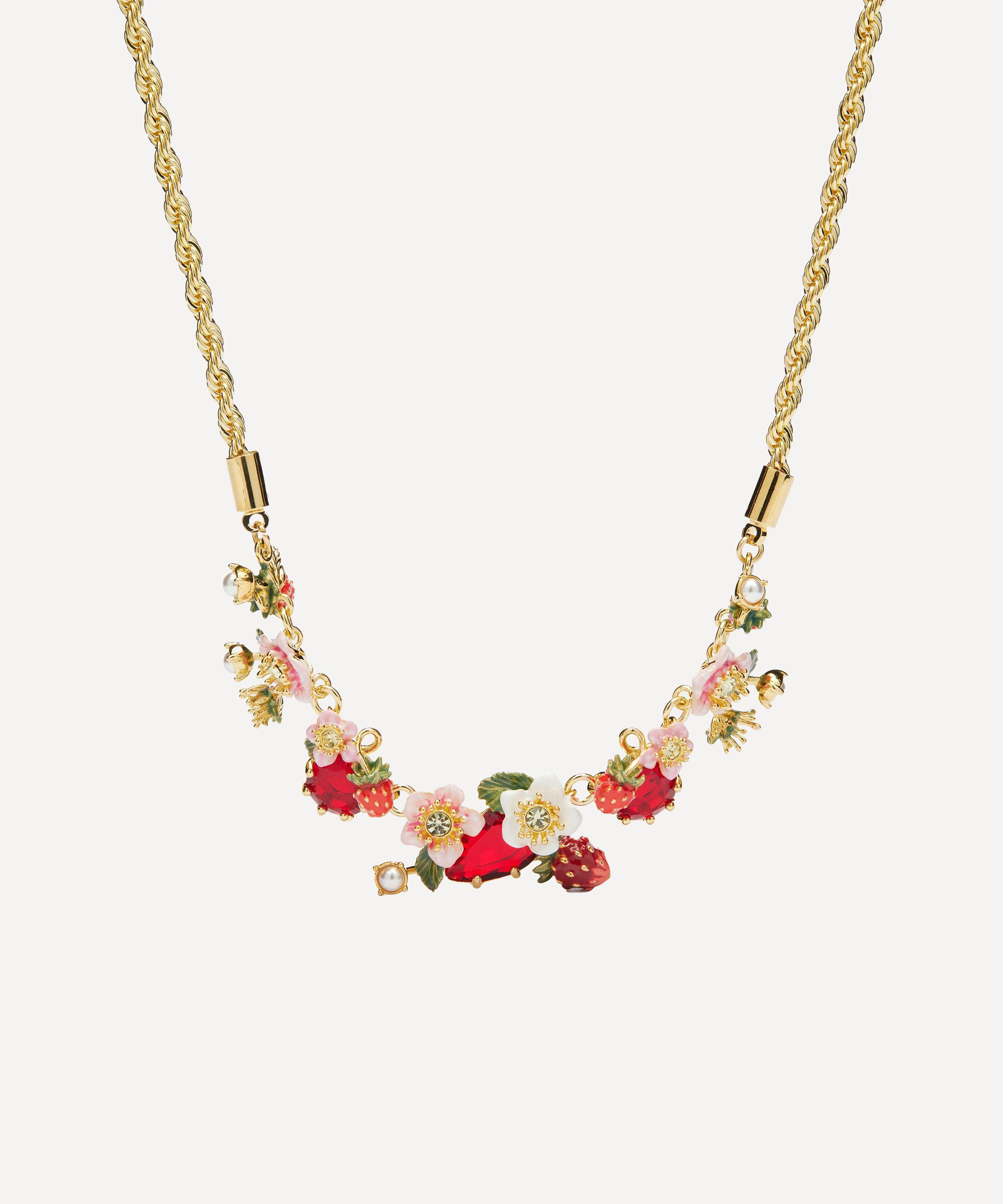 Les N&eacute;r&eacute;ides - Gold-Tone Spring Burst Statement Necklace image number 0
