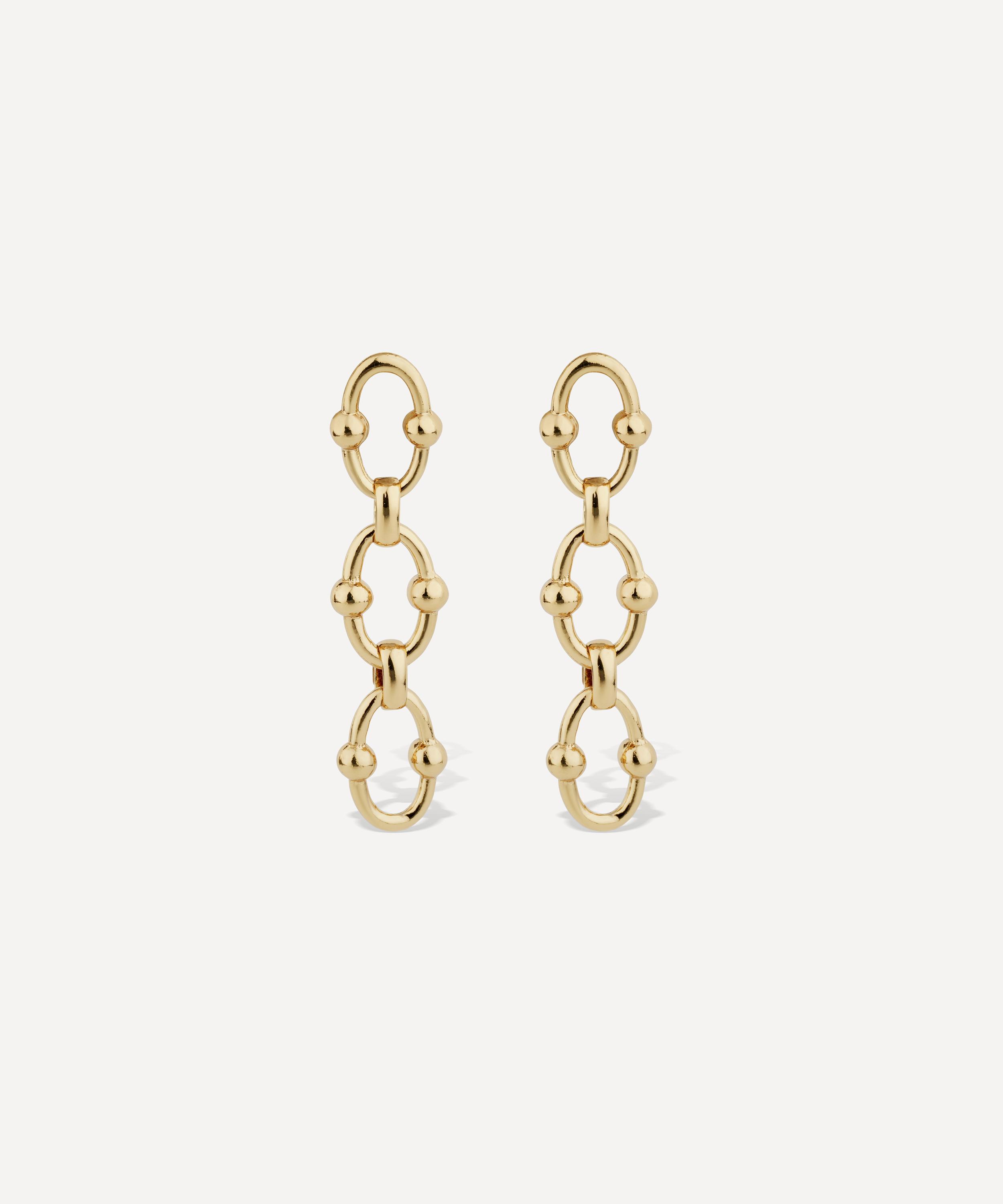 Gas Bijoux - Gold-Plated Rivage Mini Drop Earrings image number 0