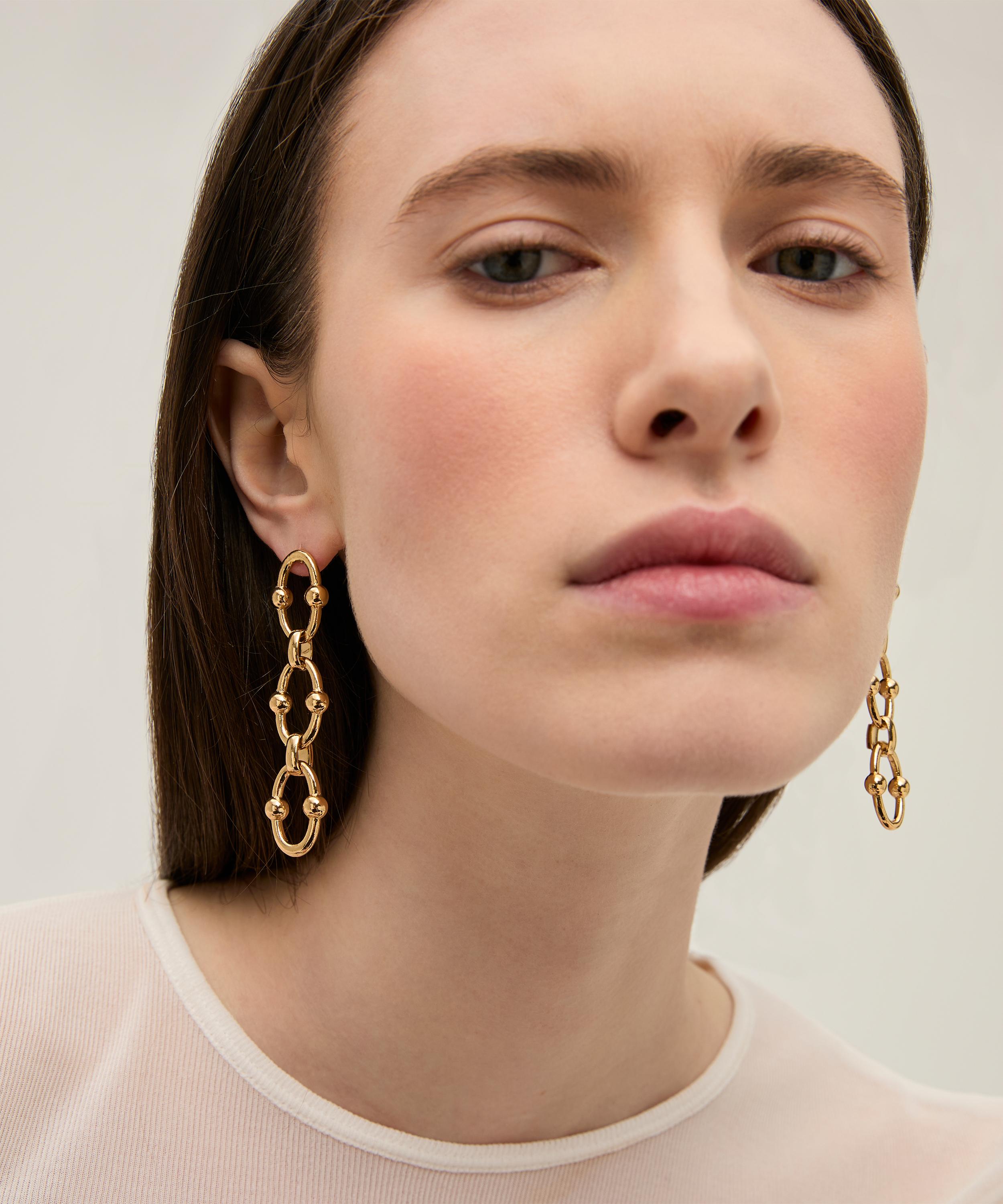 Gas Bijoux - Gold-Plated Rivage Mini Drop Earrings image number 1