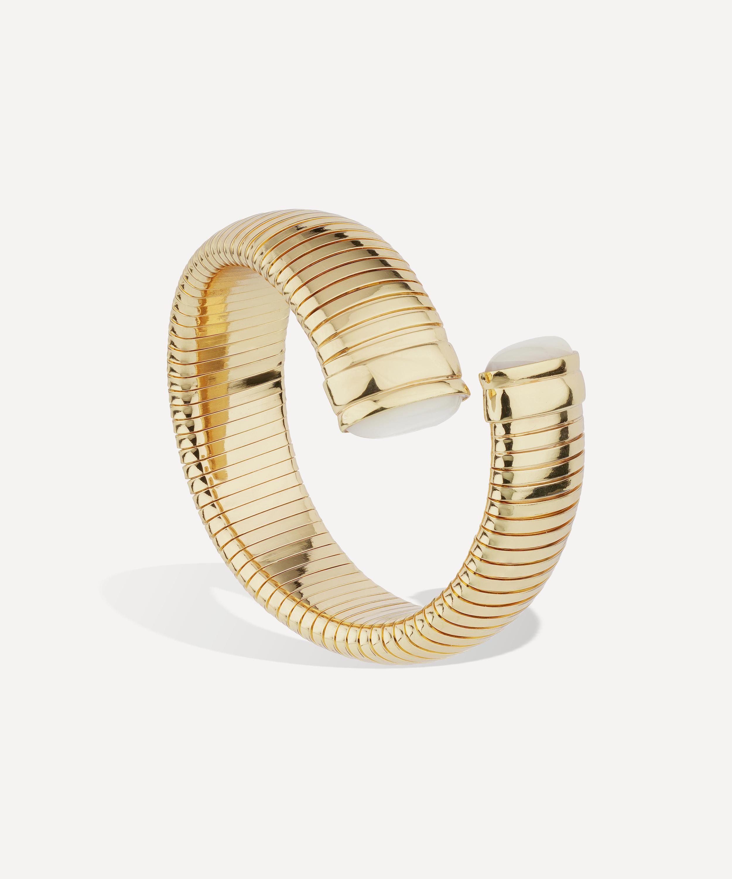 Gas Bijoux - Gold-Plated Antigone Mother of Pearl Bracelet image number 0