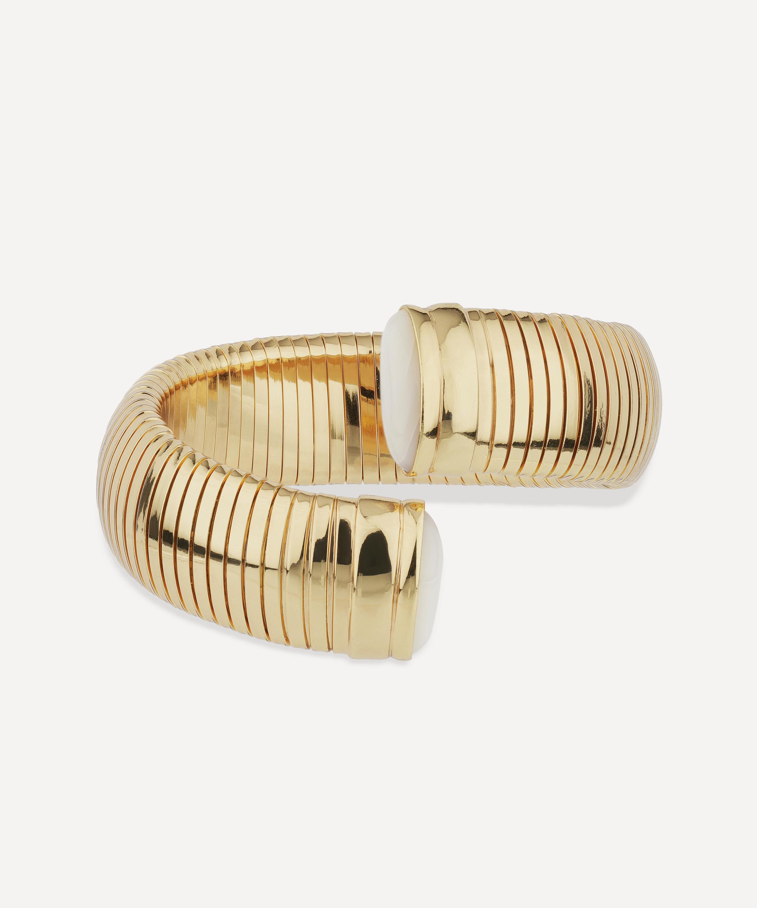 Gas Bijoux - Gold-Plated Antigone Mother of Pearl Bracelet image number 2
