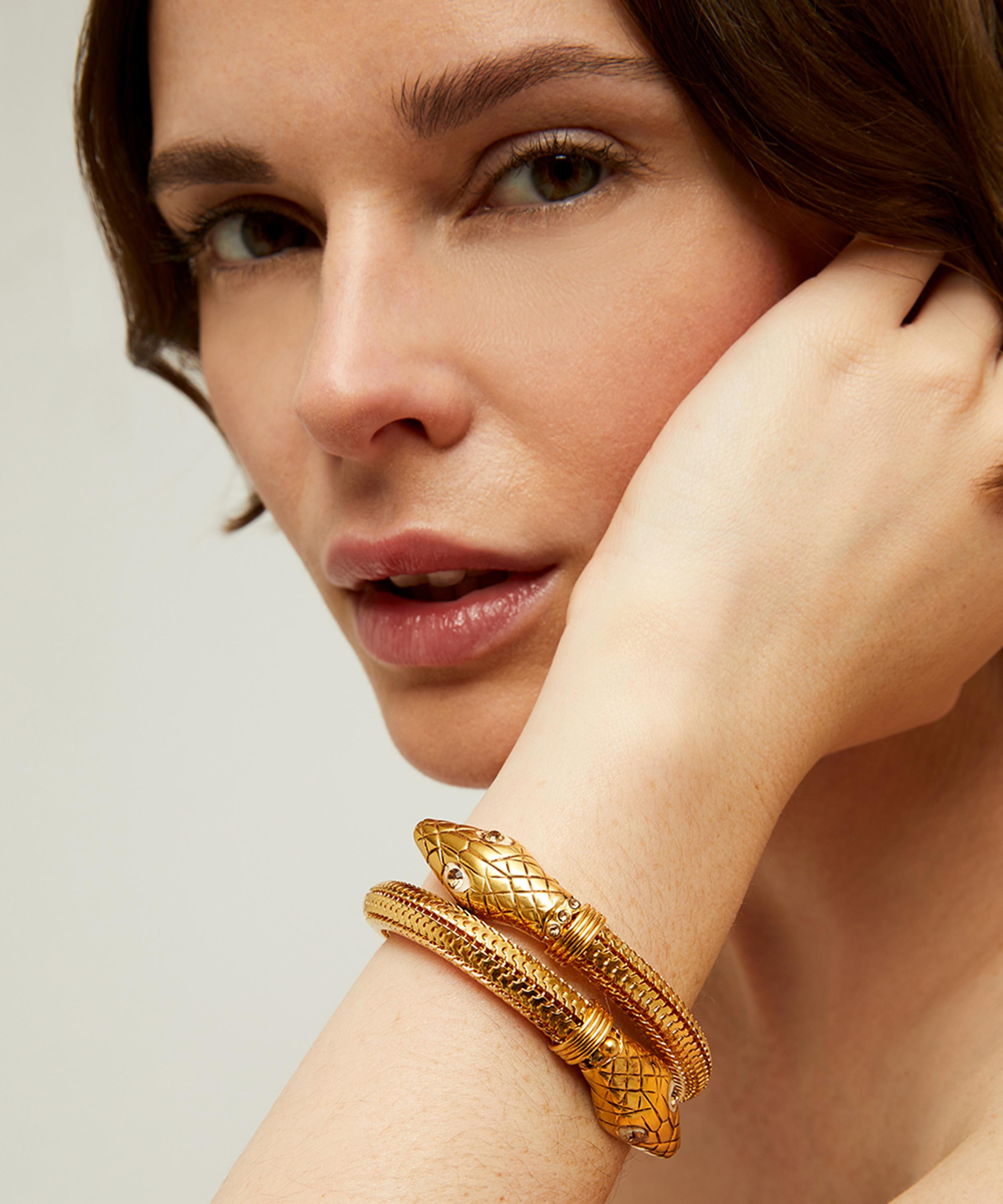 Gas Bijoux - Gold-Plated Cobra Bracelet image number 1