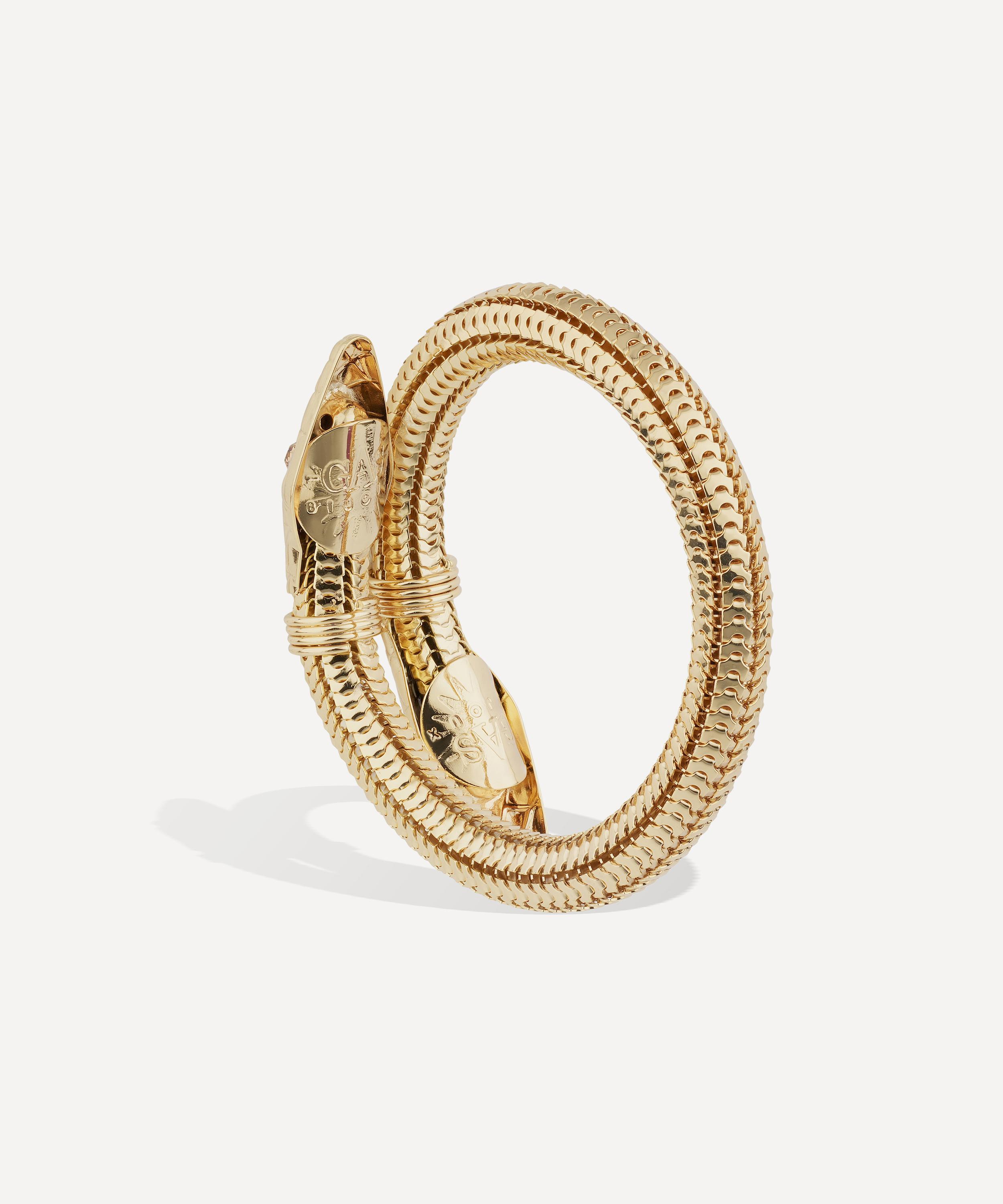 Gas Bijoux - Gold-Plated Cobra Bracelet image number 2
