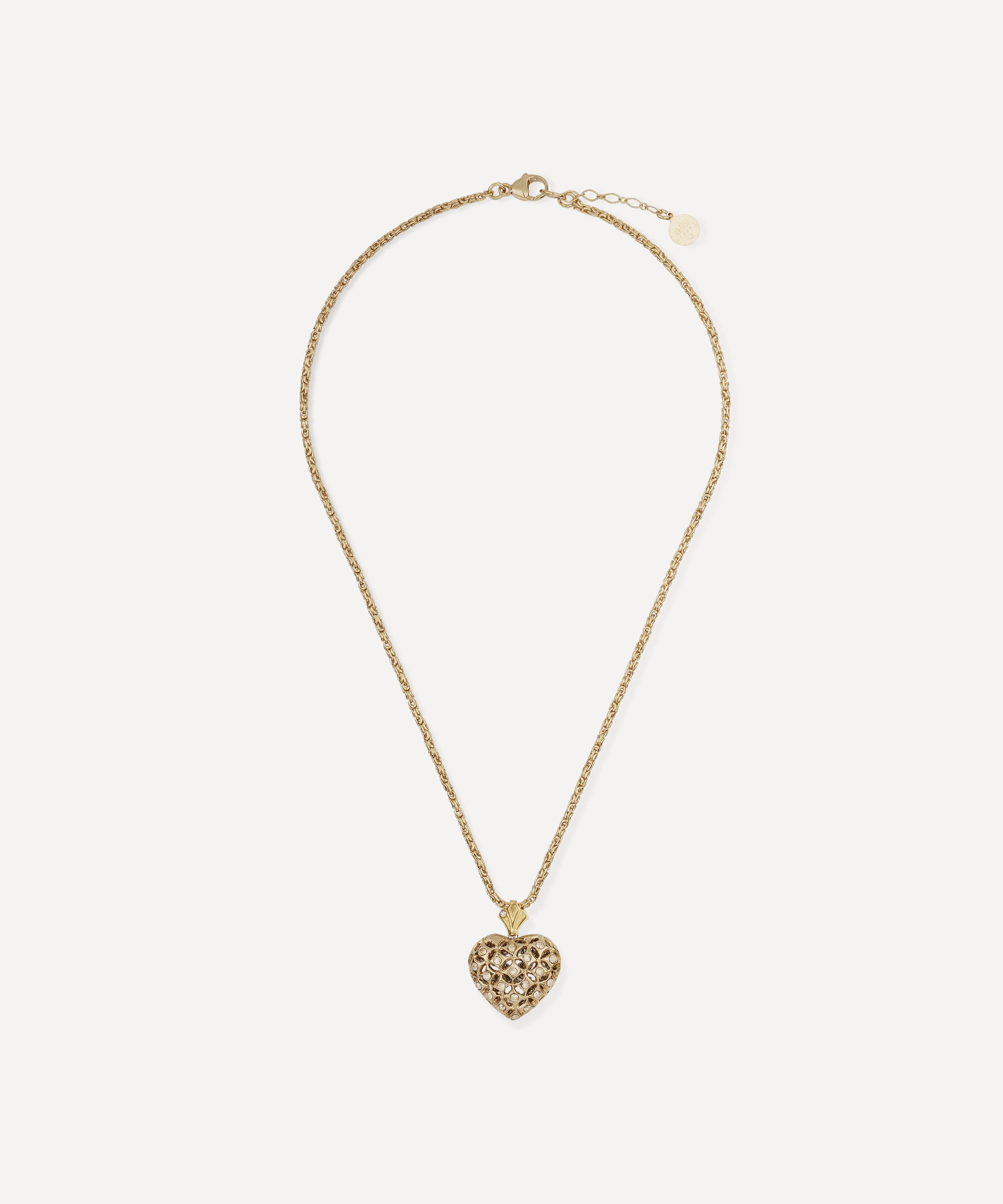 Gas Bijoux - Gold-Plated Coracao Small Pendant Necklace image number 0