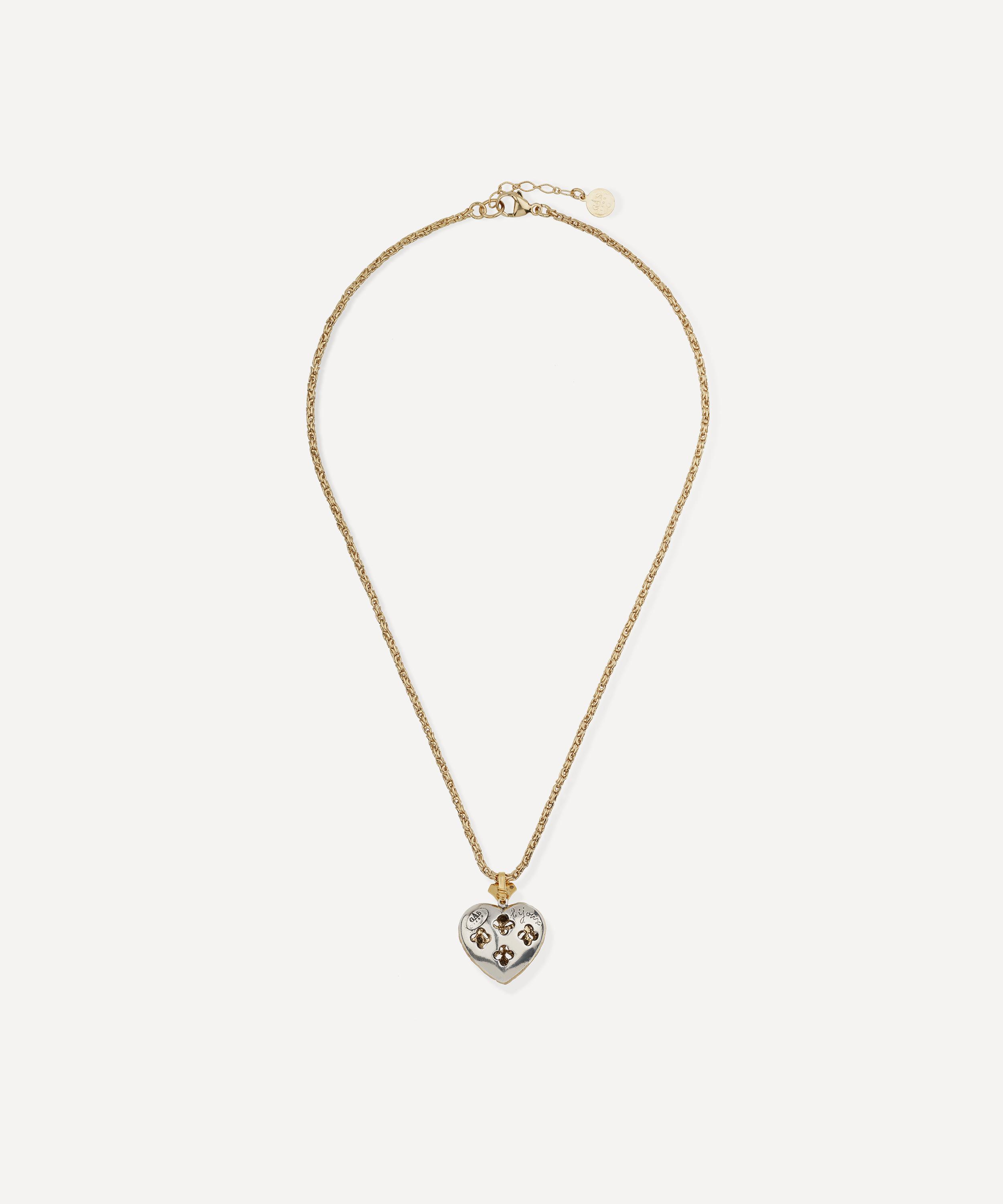 Gas Bijoux - Gold-Plated Coracao Small Pendant Necklace image number 2