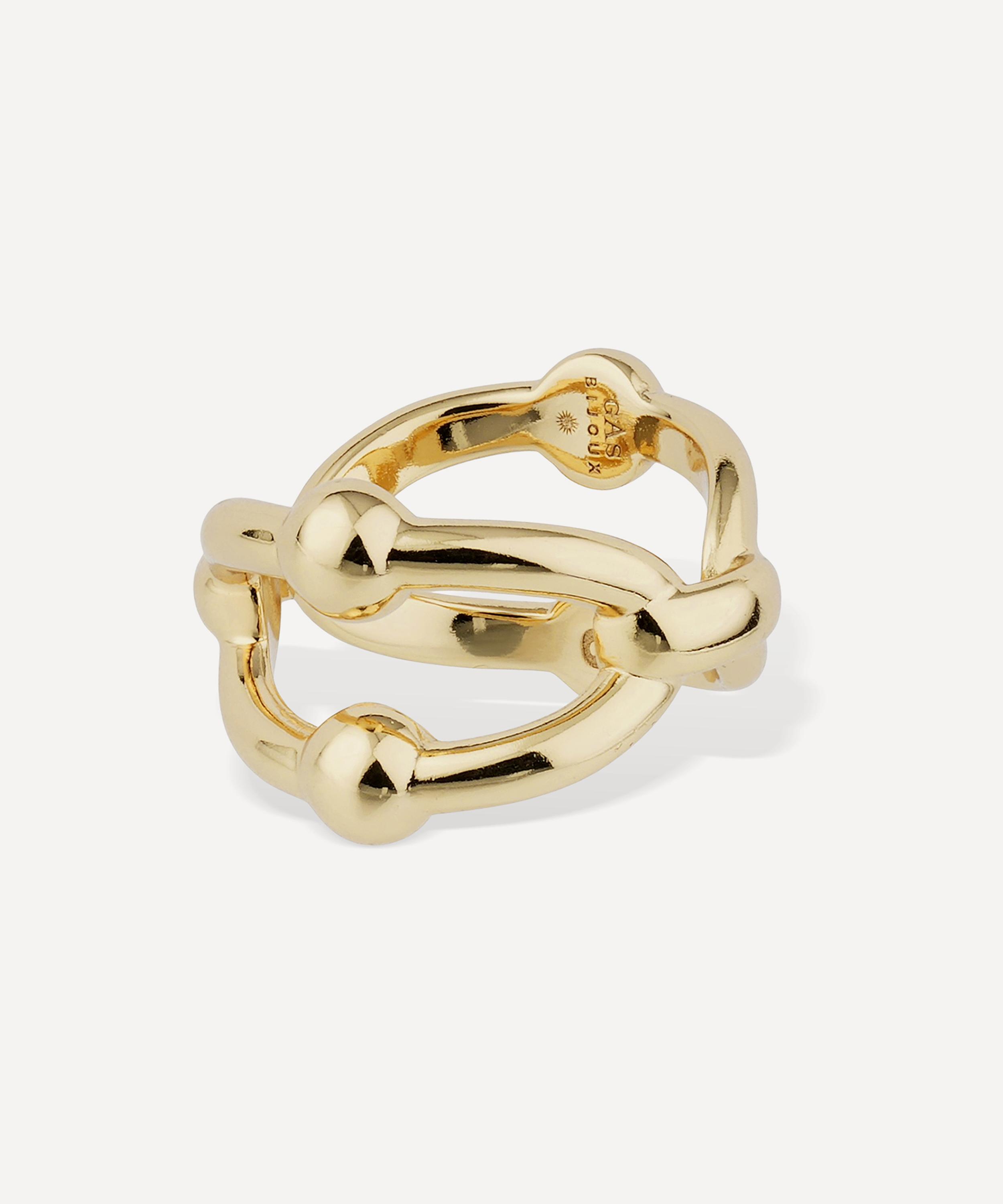 Gas Bijoux - Gold-Plated Rivage Ring image number 0