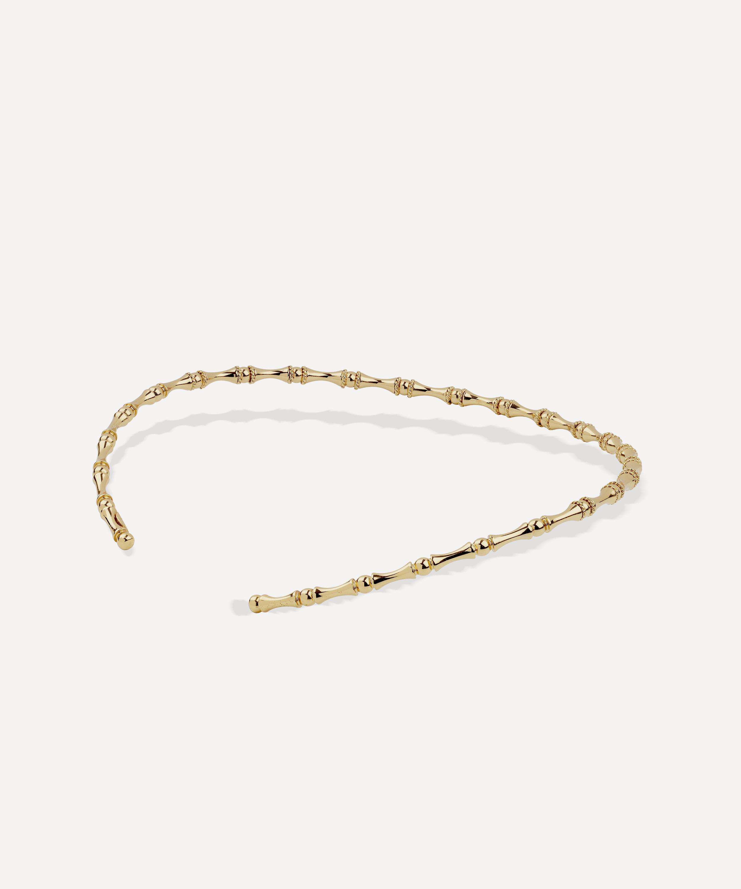 Gas Bijoux - Gold-Plated Bambou Torque Necklace image number 3