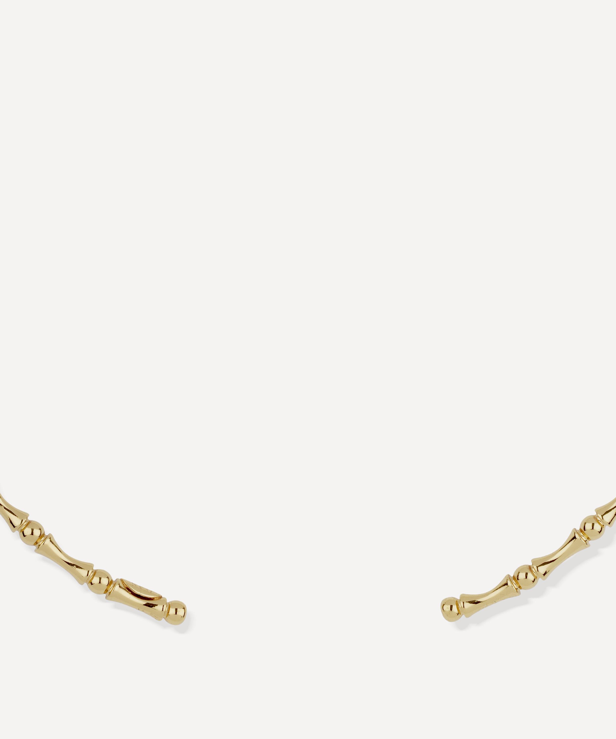 Gas Bijoux - Gold-Plated Bambou Torque Necklace image number 4