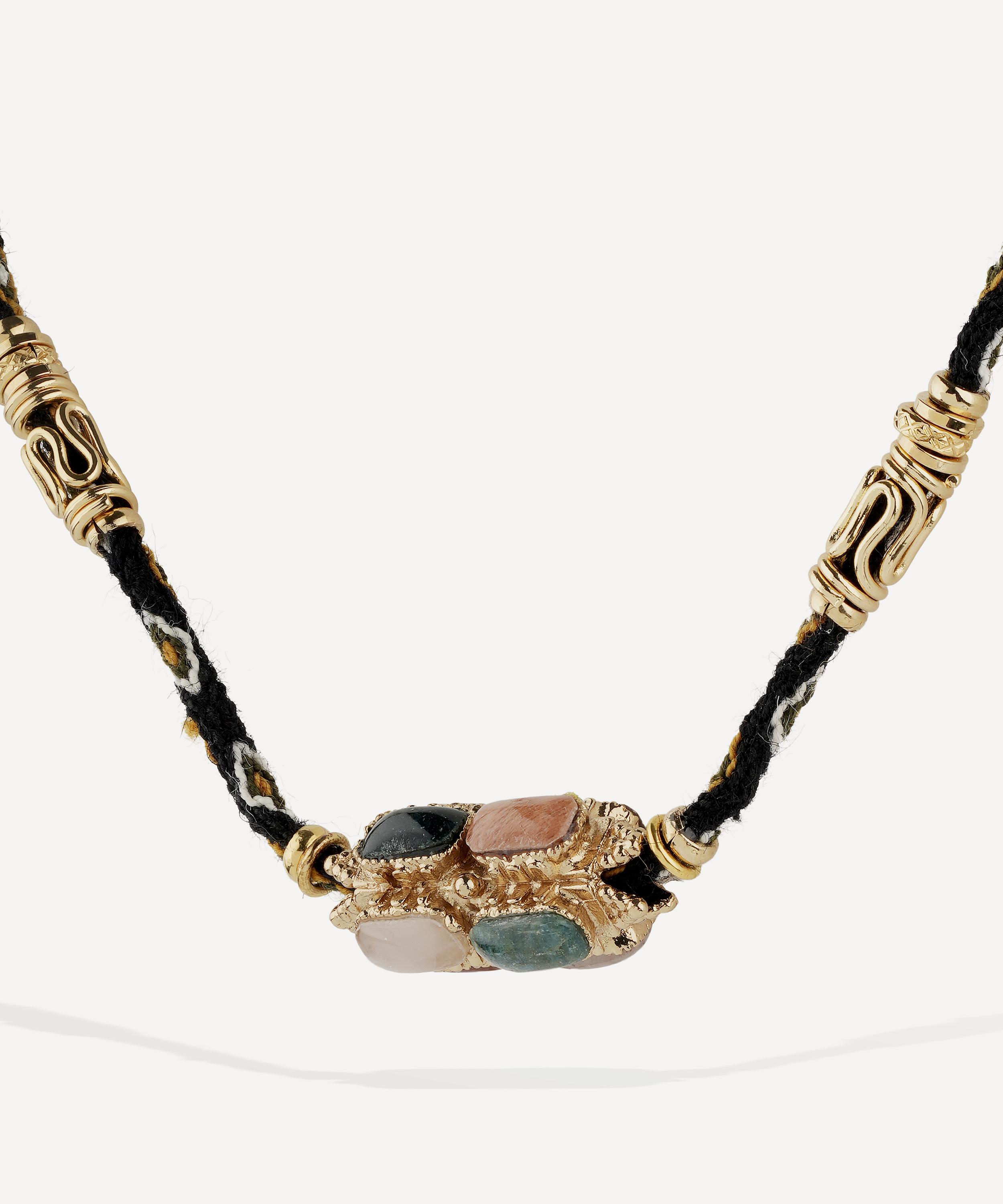 Gas Bijoux - Gold-Plated Lima Pendant Necklace image number 1