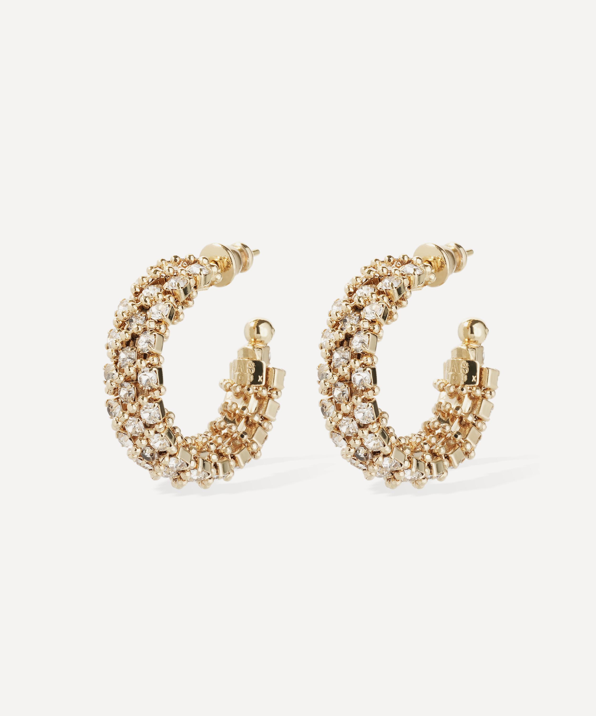 Gas Bijoux - Gold-Plated Mini Izilda Hoop Earrings image number 0