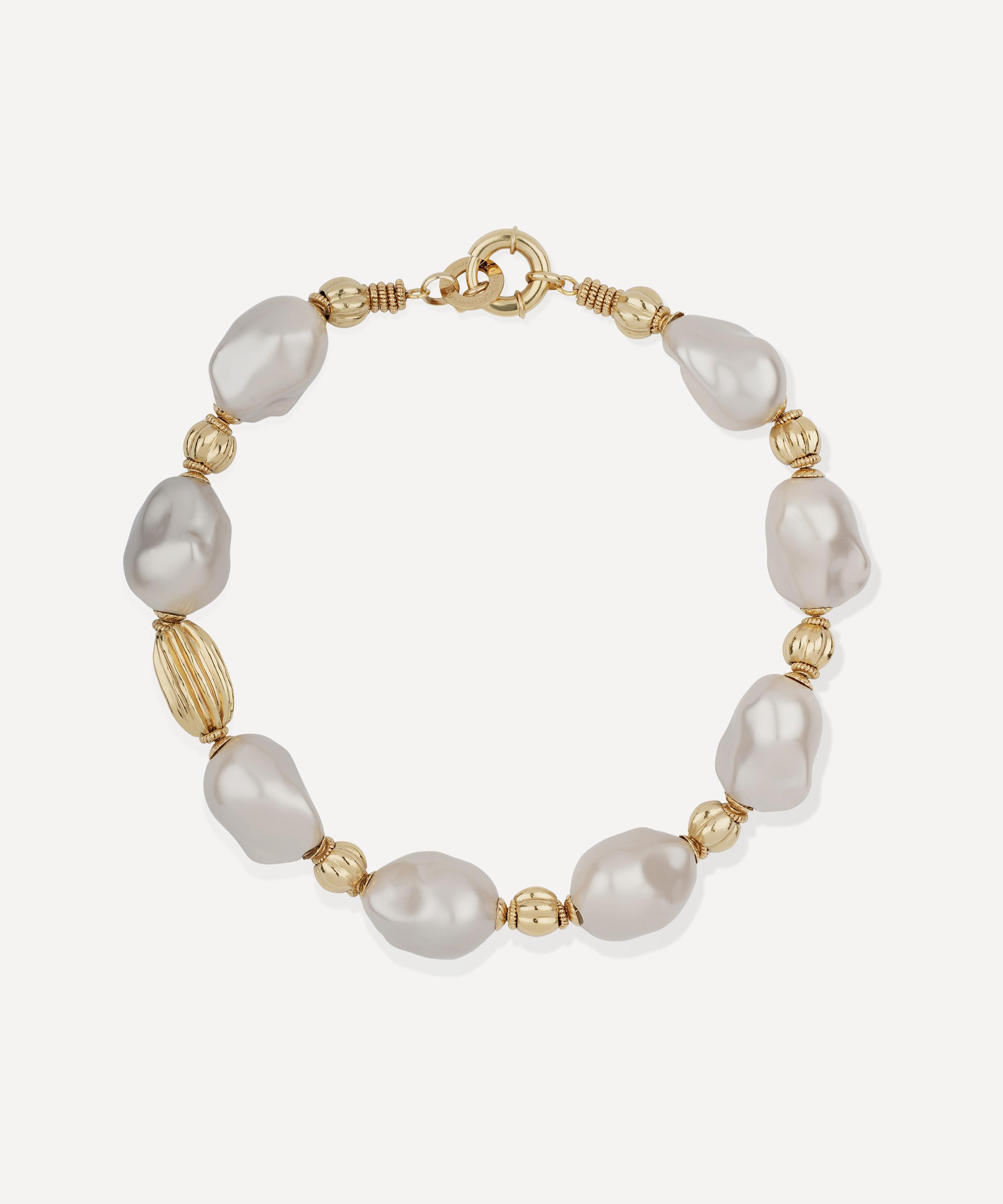Gas Bijoux - Gold-Plated Miwa Bead Necklace image number 0