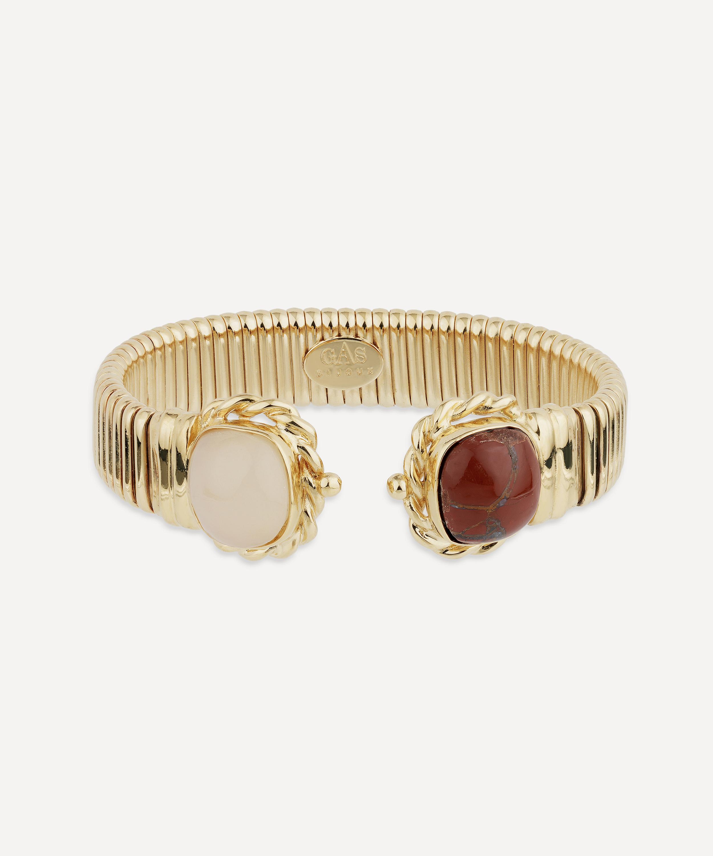 Gas Bijoux - Gold-Plated Amarante Bangle Bracelet image number 0
