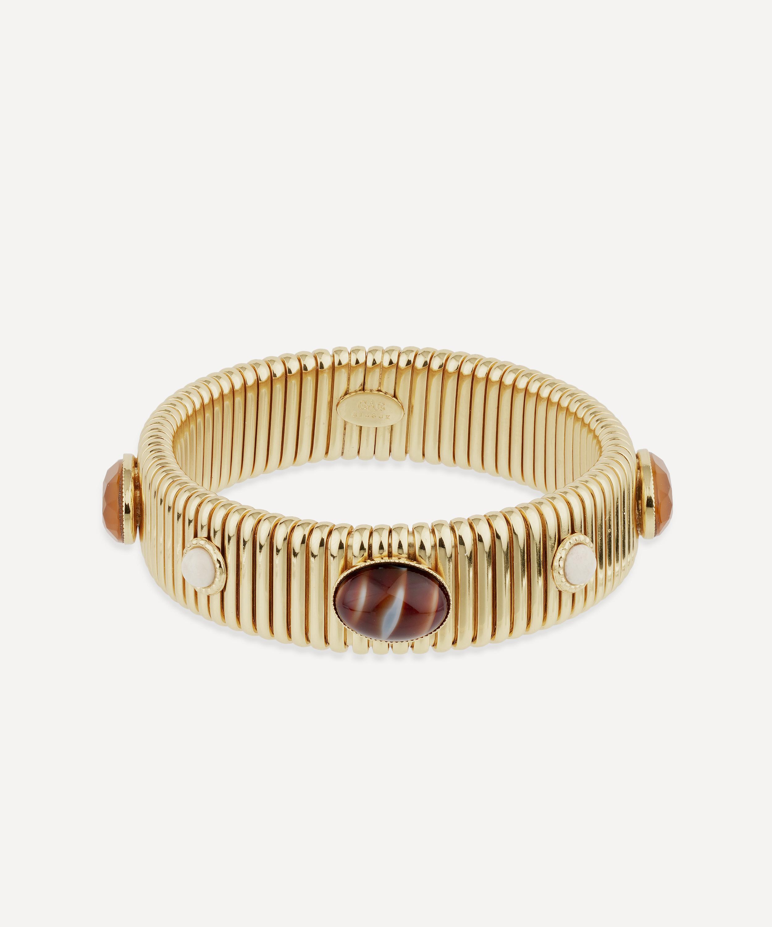 Gas Bijoux - Gold-Plated Strada Tubogas Chain Bracelet image number 0
