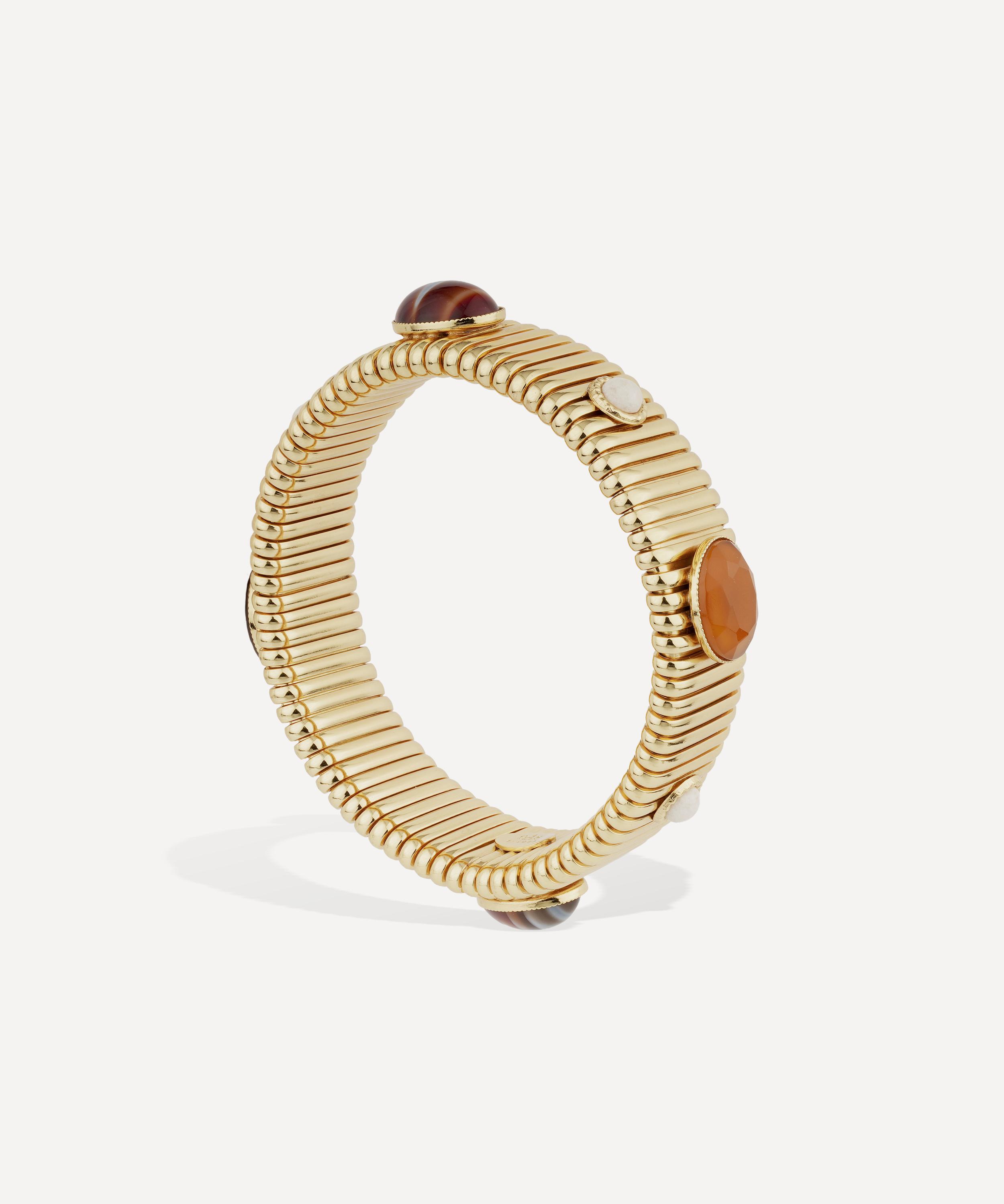 Gas Bijoux - Gold-Plated Strada Tubogas Chain Bracelet image number 1