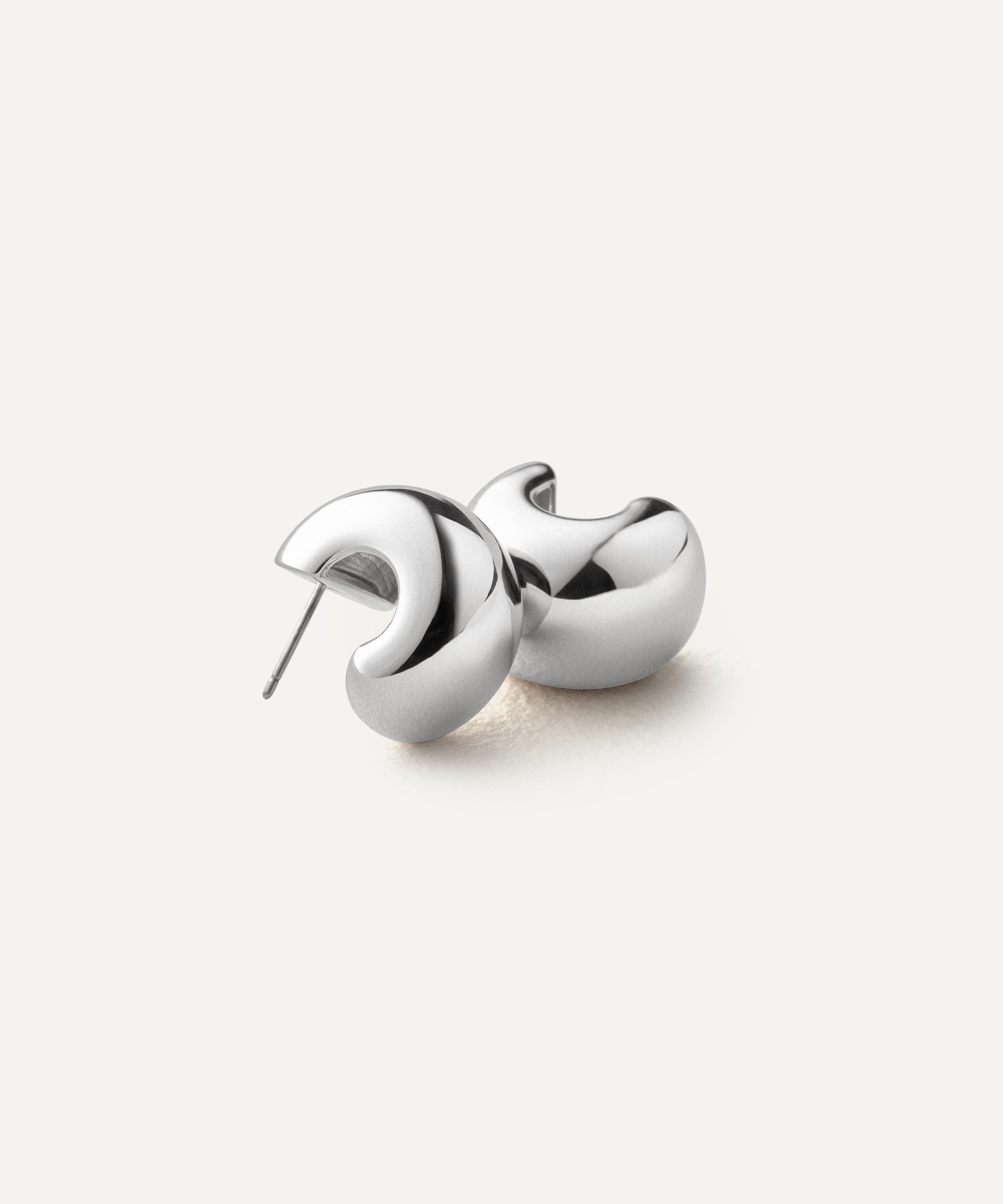 JENNY BIRD - Silver-Plated Small Gemma Hoop Earrings