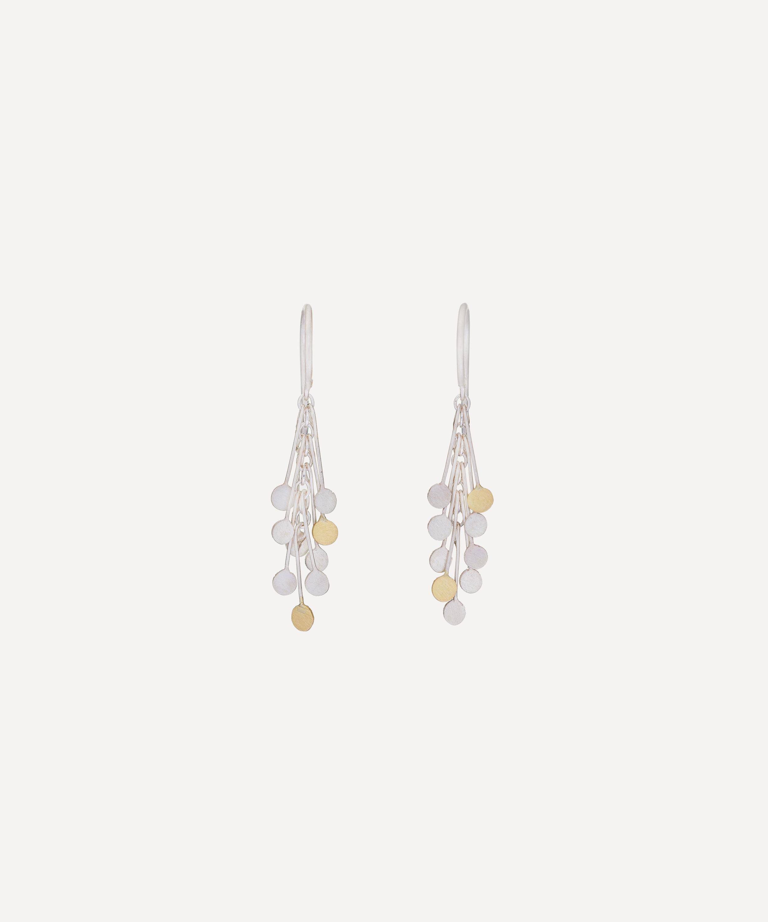 Sia Taylor - Sterling Silver and 18ct Gold Dot Earrings image number 0