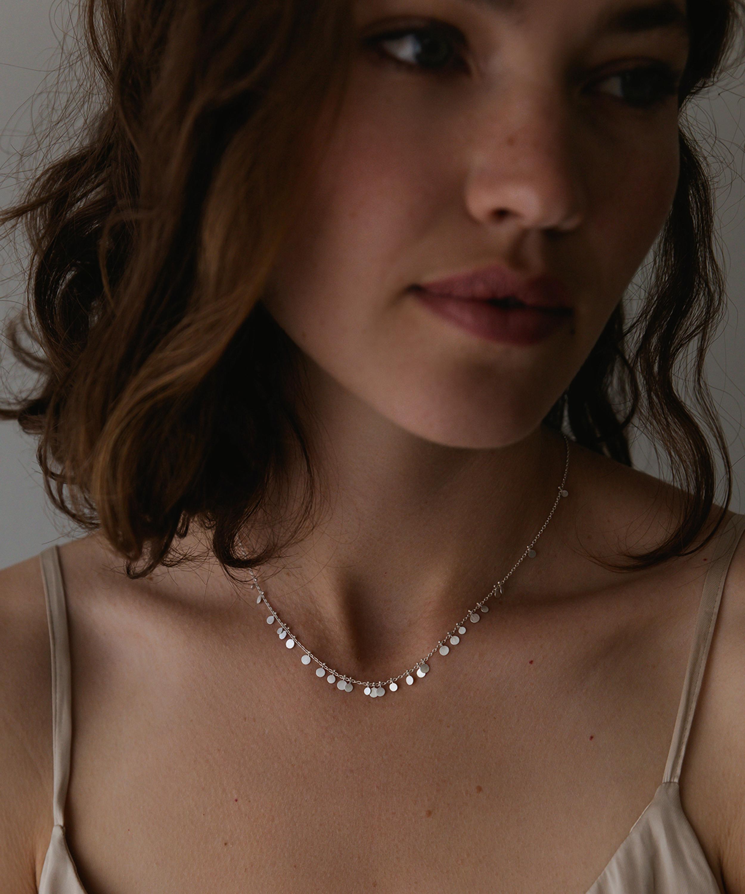 Sia Taylor - Sterling Silver Dots Necklace image number 1