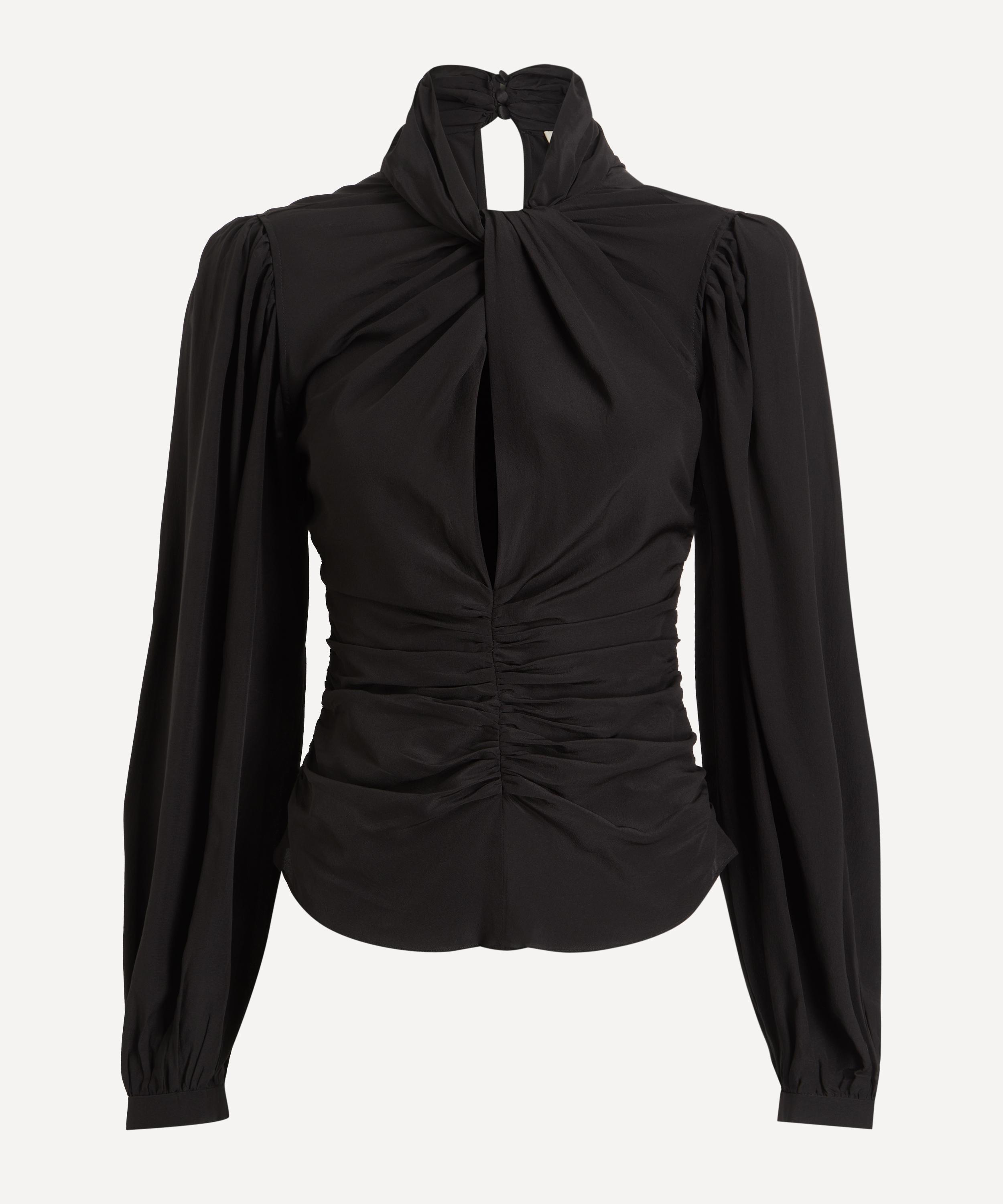 Isabel Marant - Depsona Draped Silk Blouse