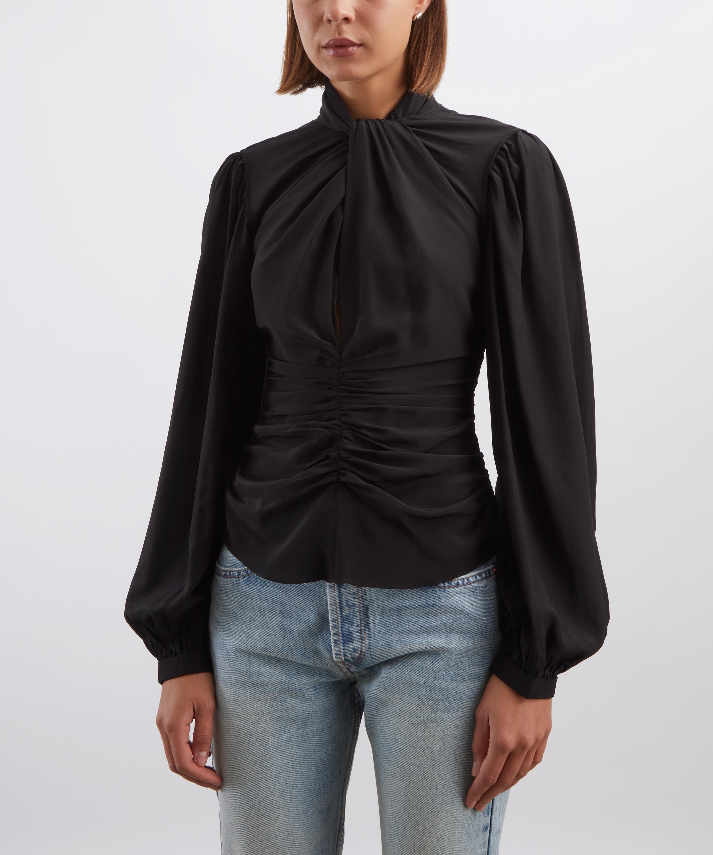 Isabel Marant - Depsona Draped Silk Blouse image number 2