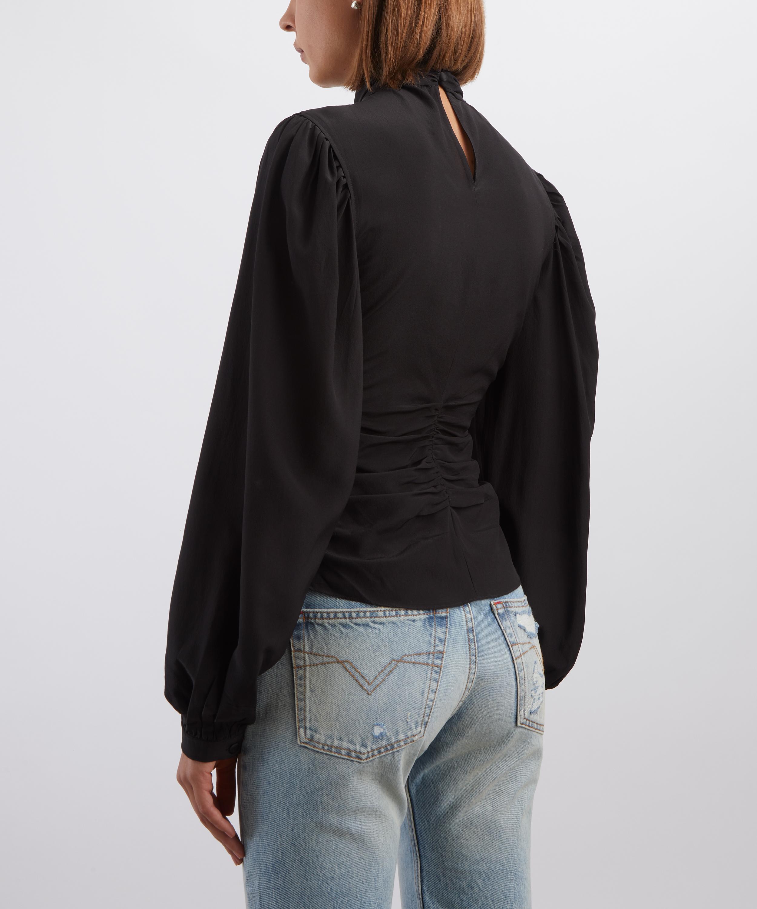 Isabel Marant - Depsona Draped Silk Blouse image number 3