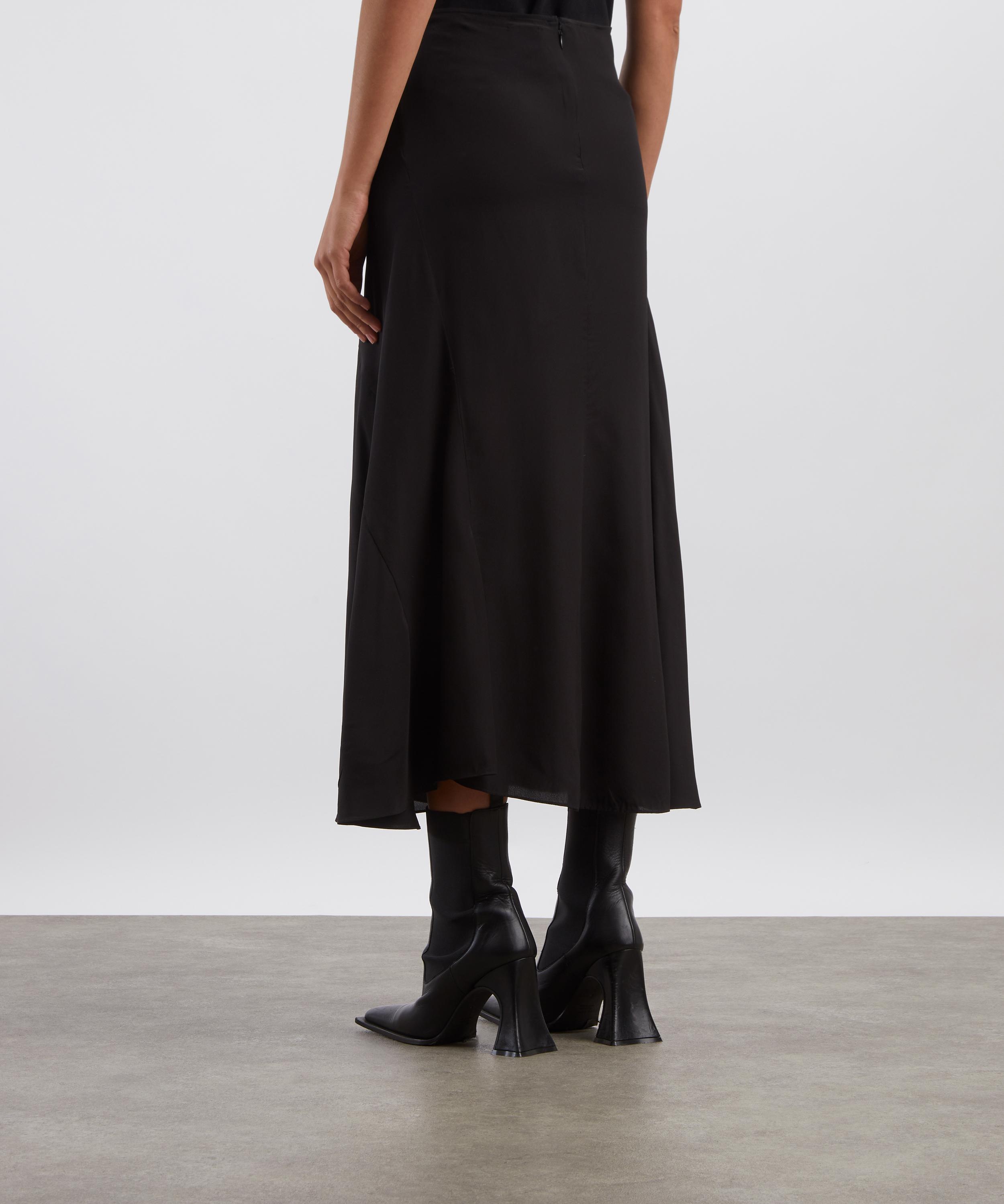 Isabel Marant - Laren Gathered Silk Midi Skirt image number 3