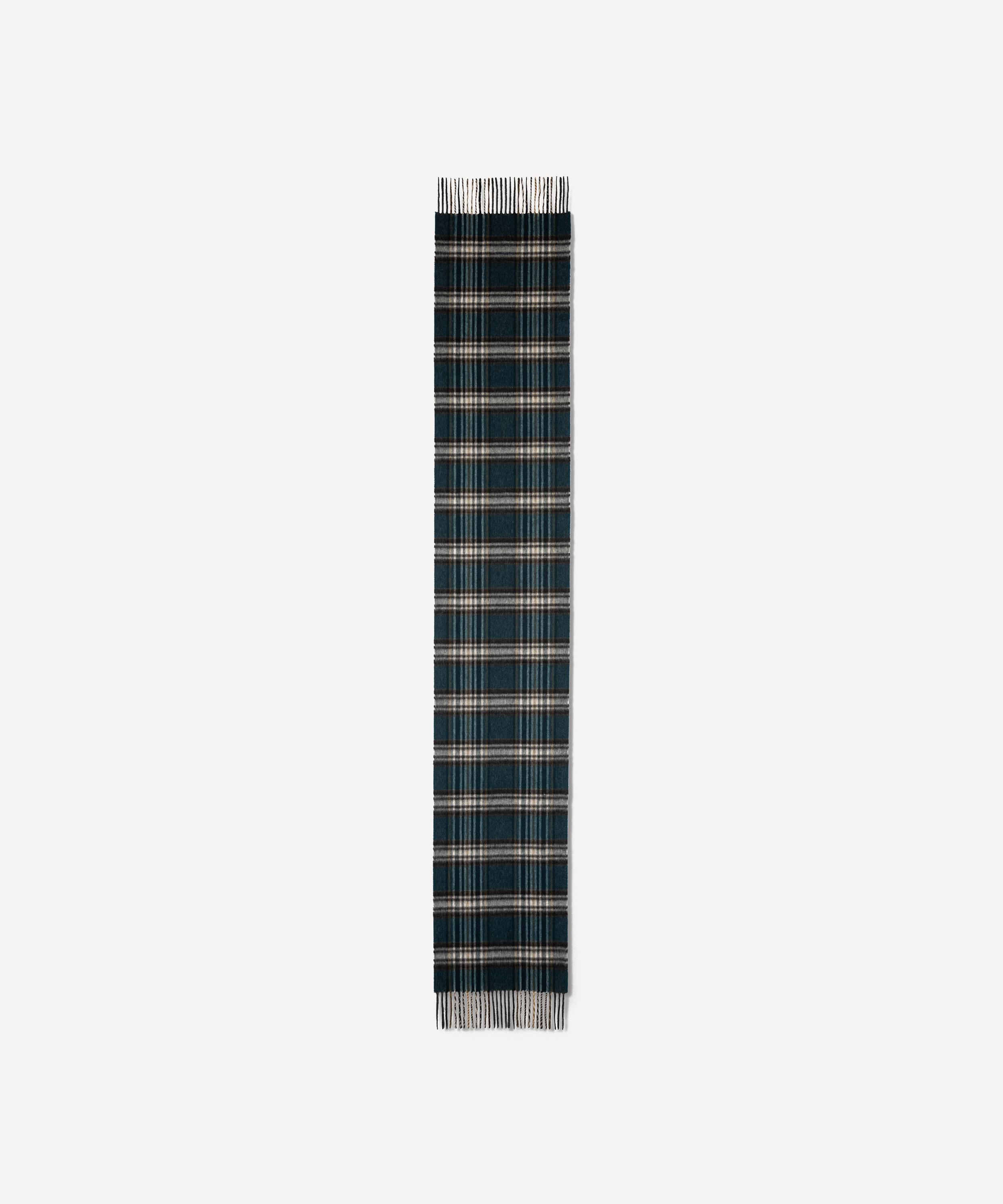 Johnstons of Elgin - Doun Bottle Green Cashmere Scarf&nbsp; image number 1