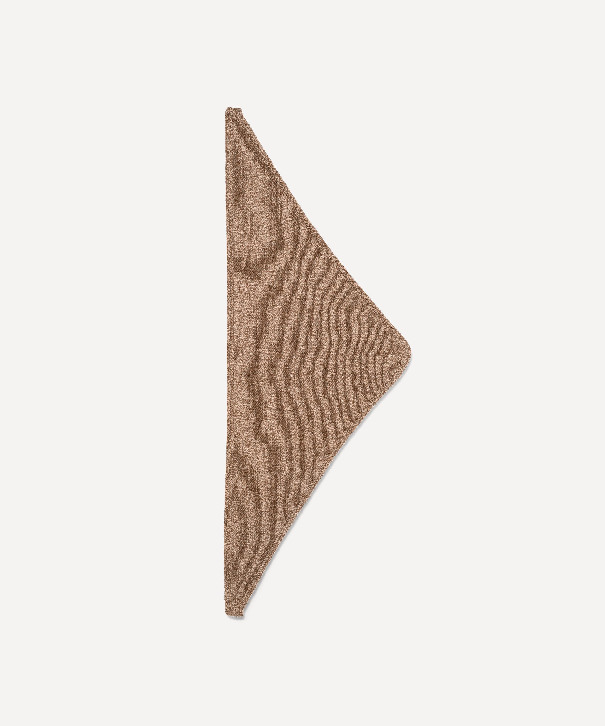 Johnstons of Elgin - Krill Islay Beige Marl Cashmere Triangle&nbsp;
