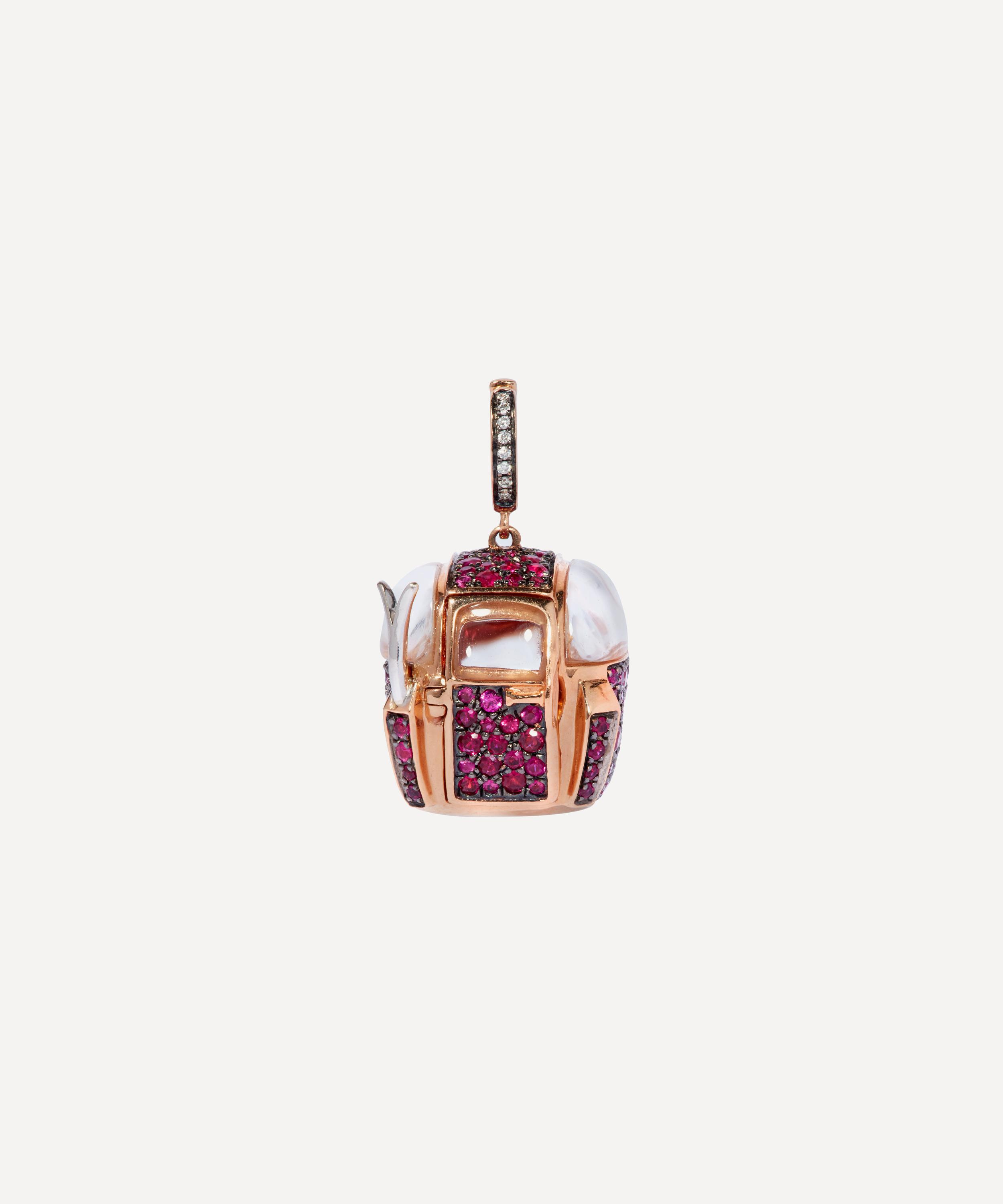 Annoushka - 18ct Gold Cable Car Charm Pendant image number 0