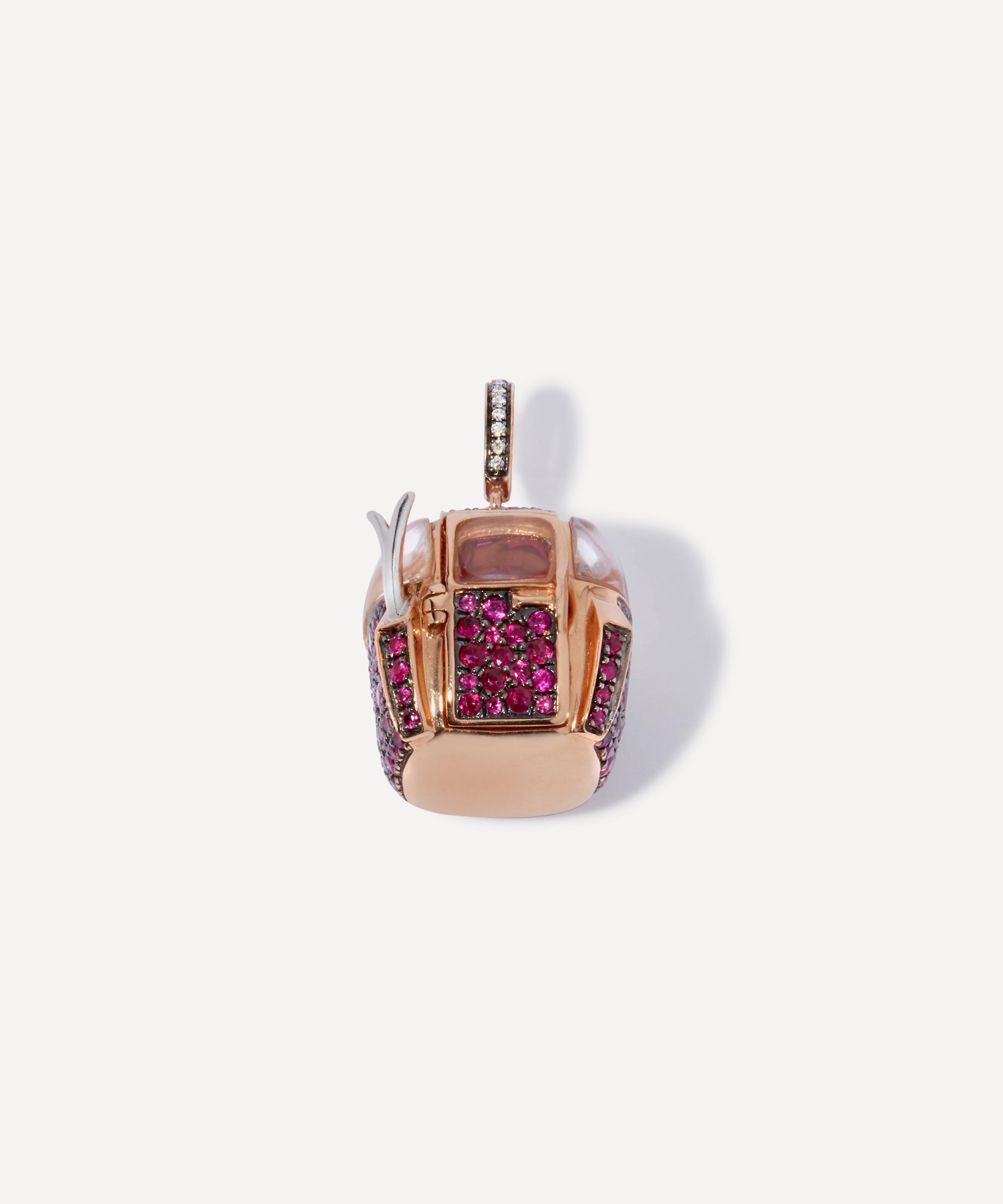 Annoushka - 18ct Gold Cable Car Charm Pendant image number 2