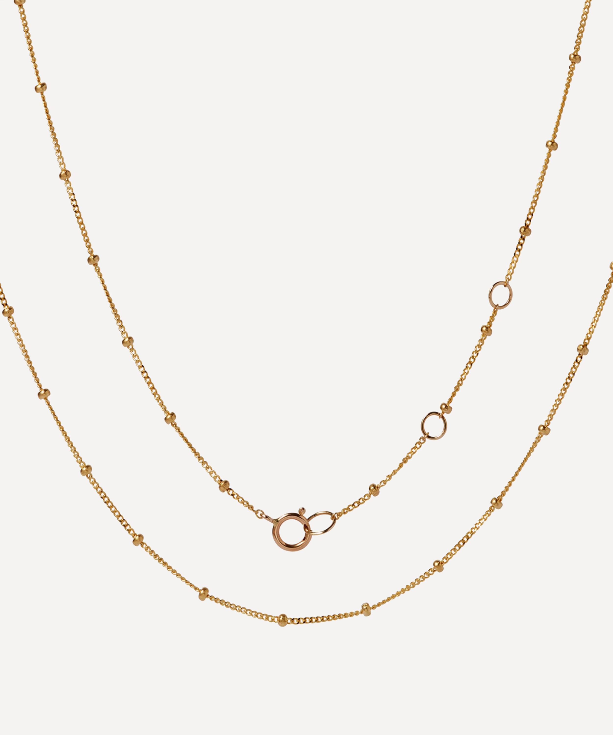 Annoushka - 14ct Gold Saturn Short Chain Necklace image number 0